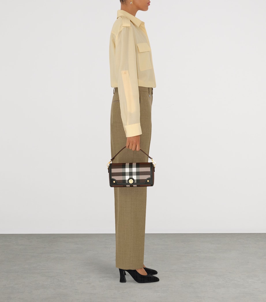 Check Top-Handle Bag DARK BIRCH BROWN Image 3