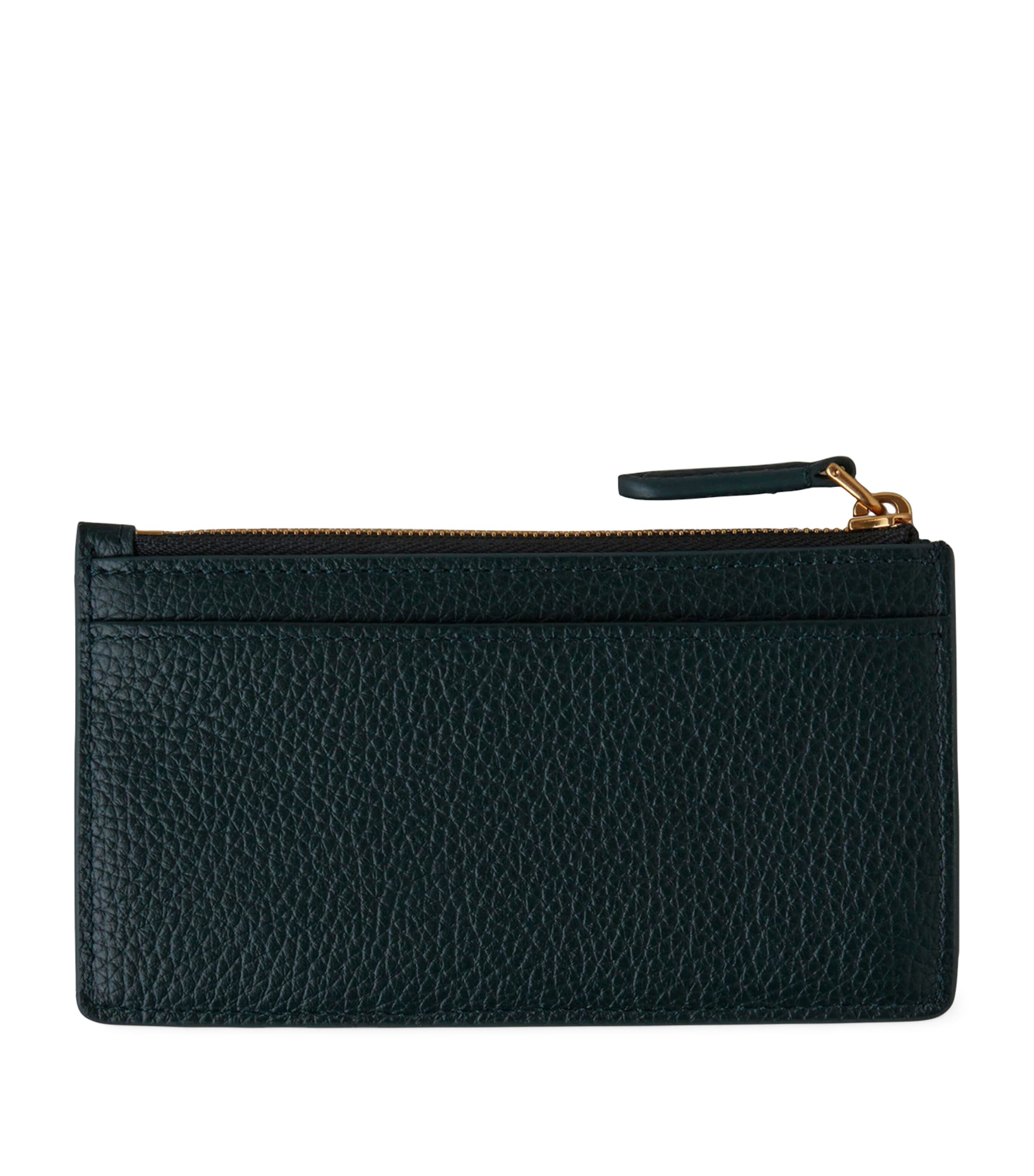 Leather Continental Zipped Long Card Holder MULBERRY GREEN Image 2