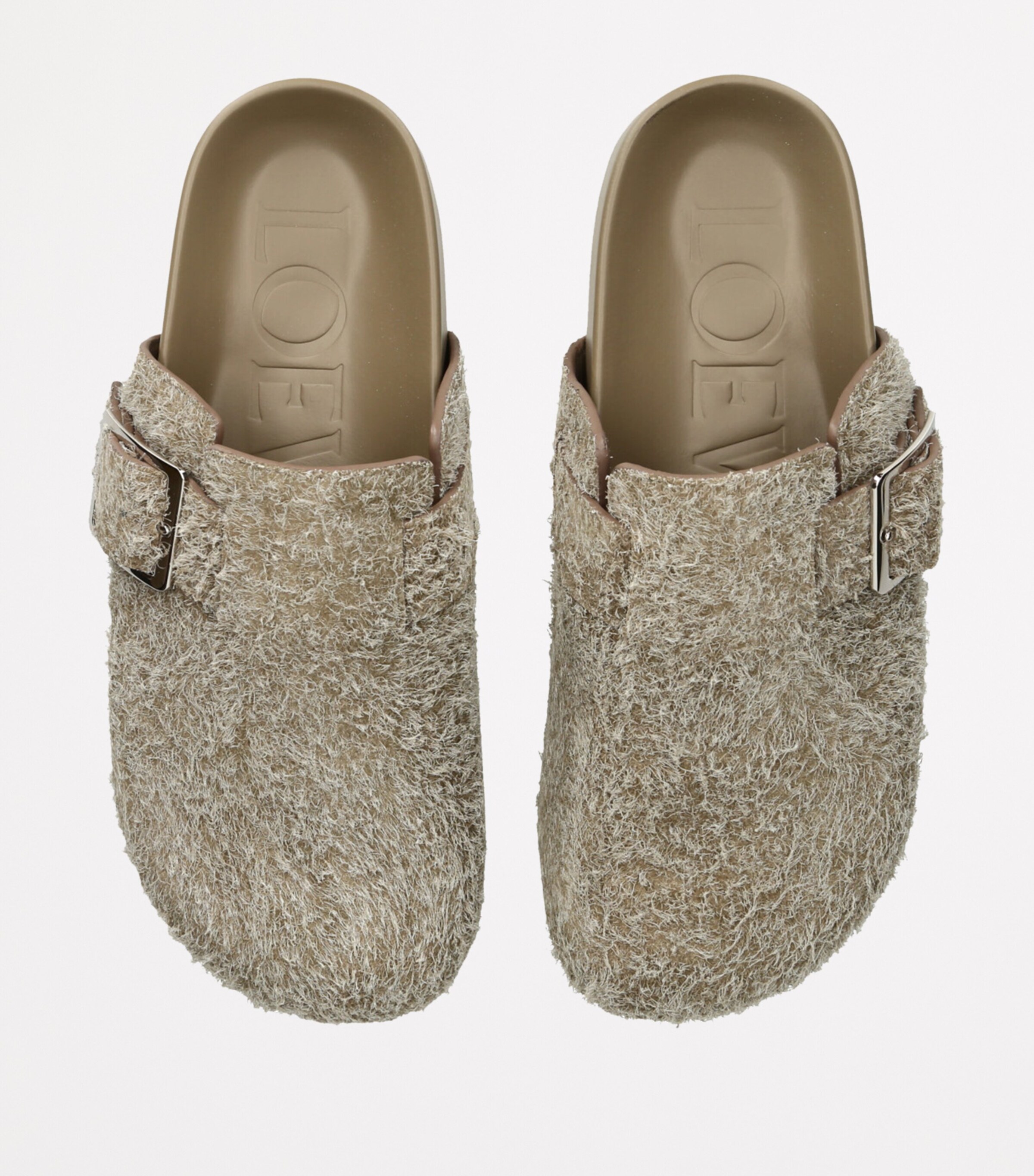 Suede Ease Mules GREEN Image 4