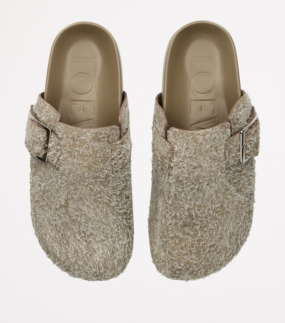 Suede Ease Mules GREEN Image 4