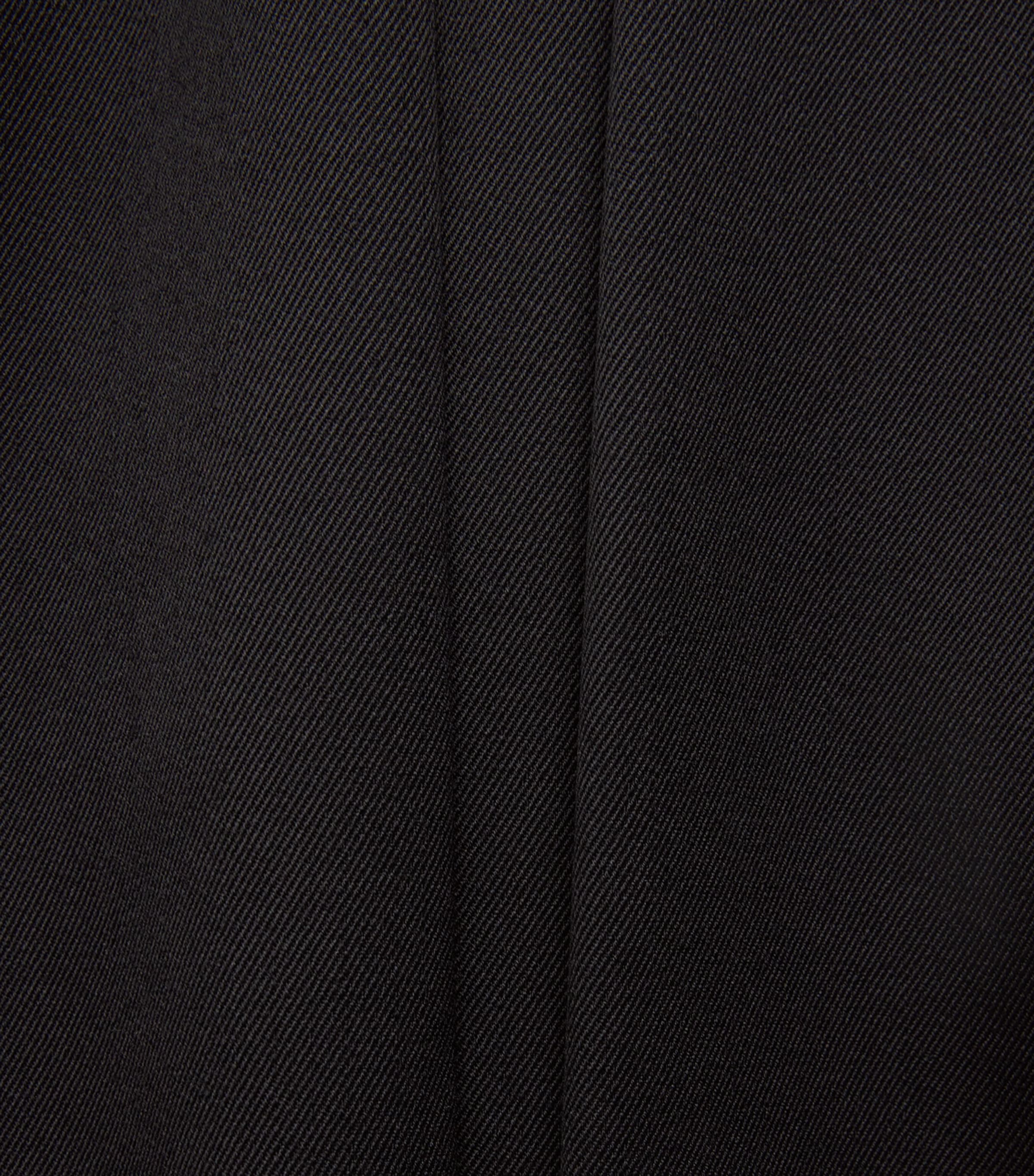 Comme Des Garçons Mens Wool Pleated Trousers Black Image 6