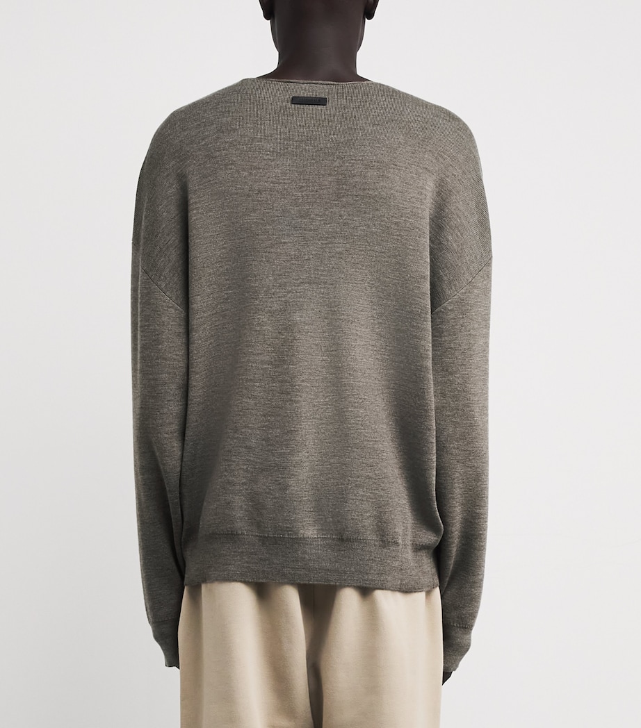 Merino Wool Sweater HOMESTEAD HEATHER Image 4