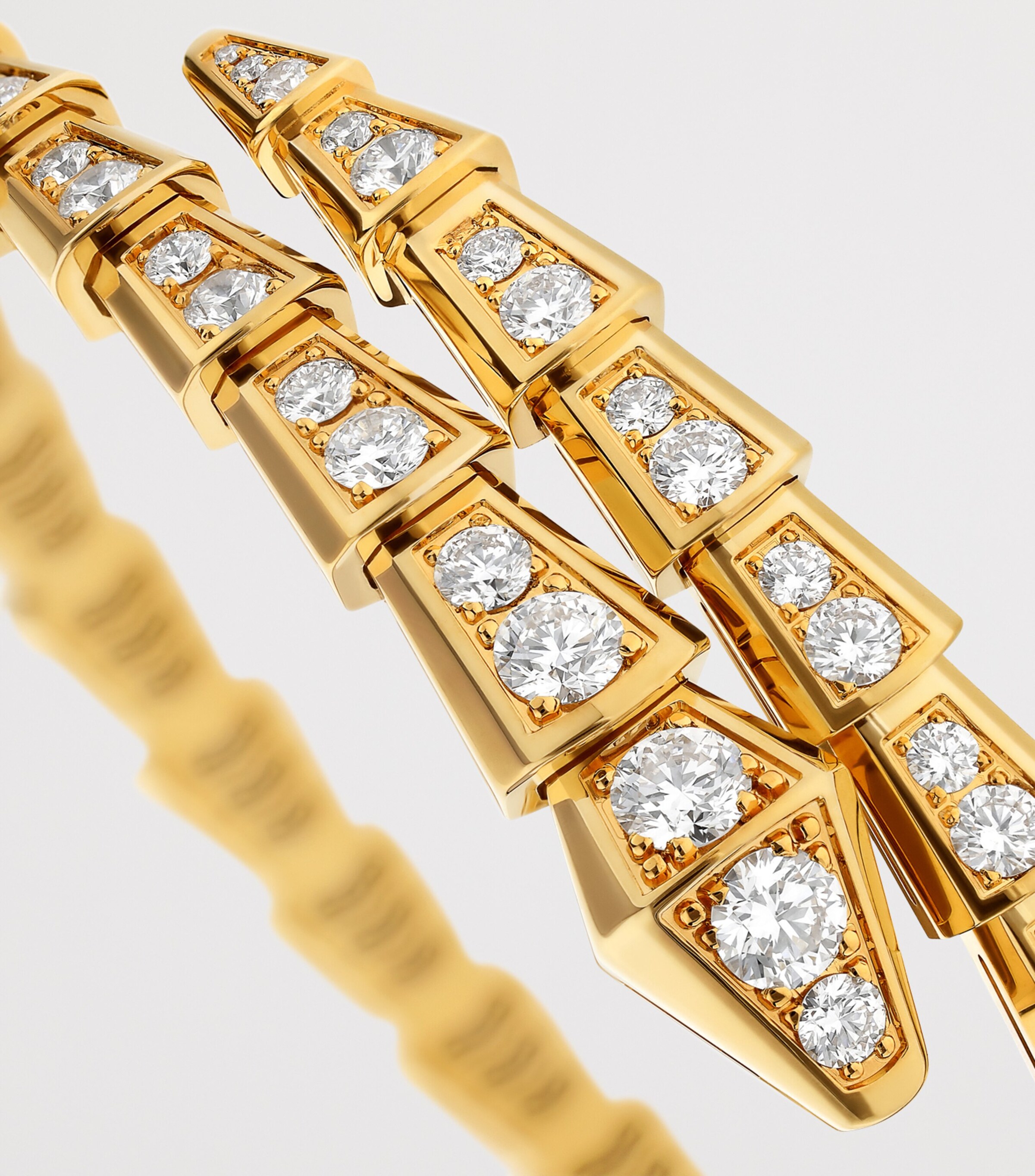 Yellow Gold and Diamond Serpenti Viper Bracelet YELLOW GOLD Image 7