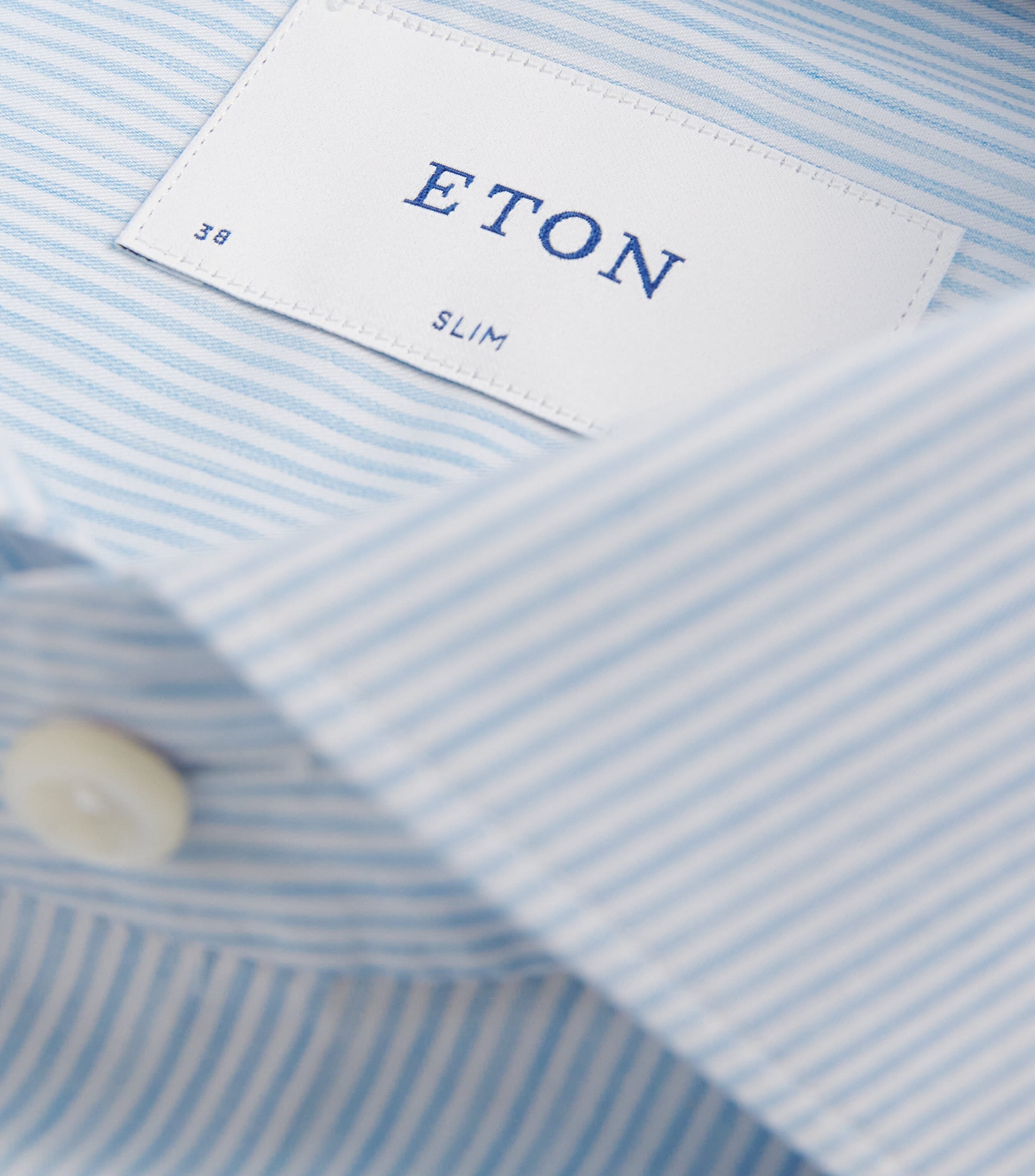 Cotton Twill Melange Stripe Shirt 23LIGHT GREY Image 5