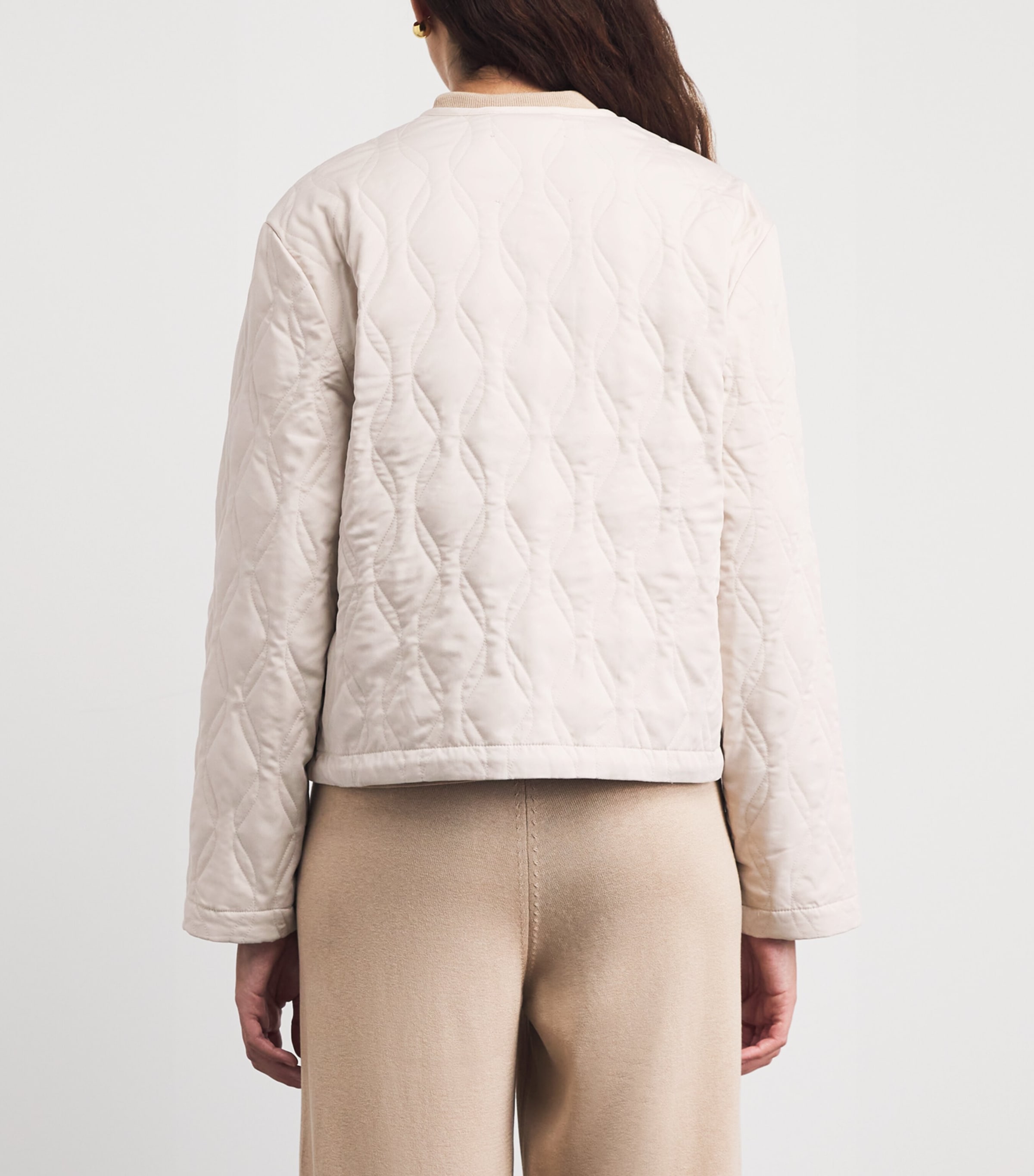 Saba Quilted Jacket OAT MILK Image 5