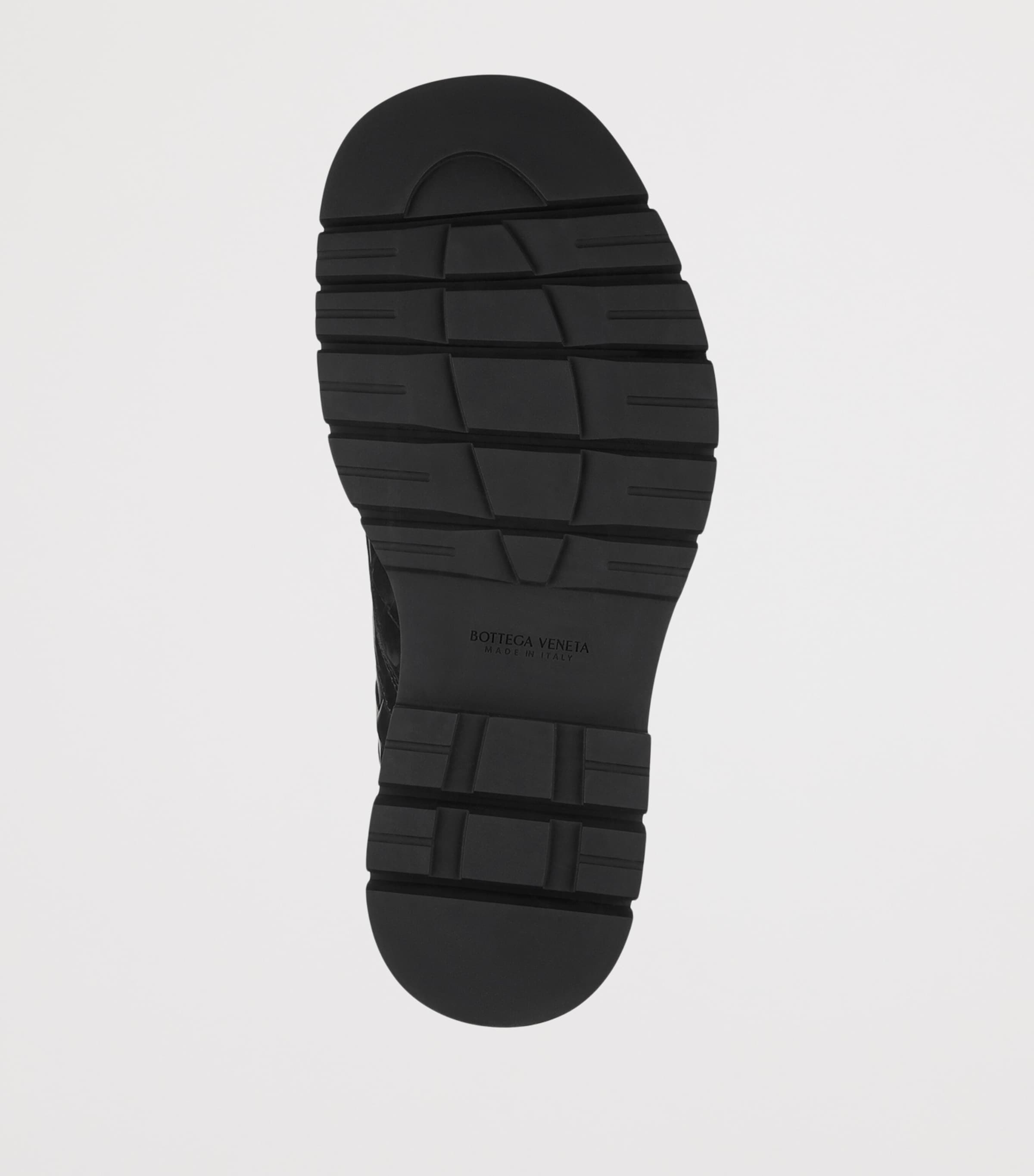 Bottega Veneta Leather Intrecciato Lace-Up Boots Image 5