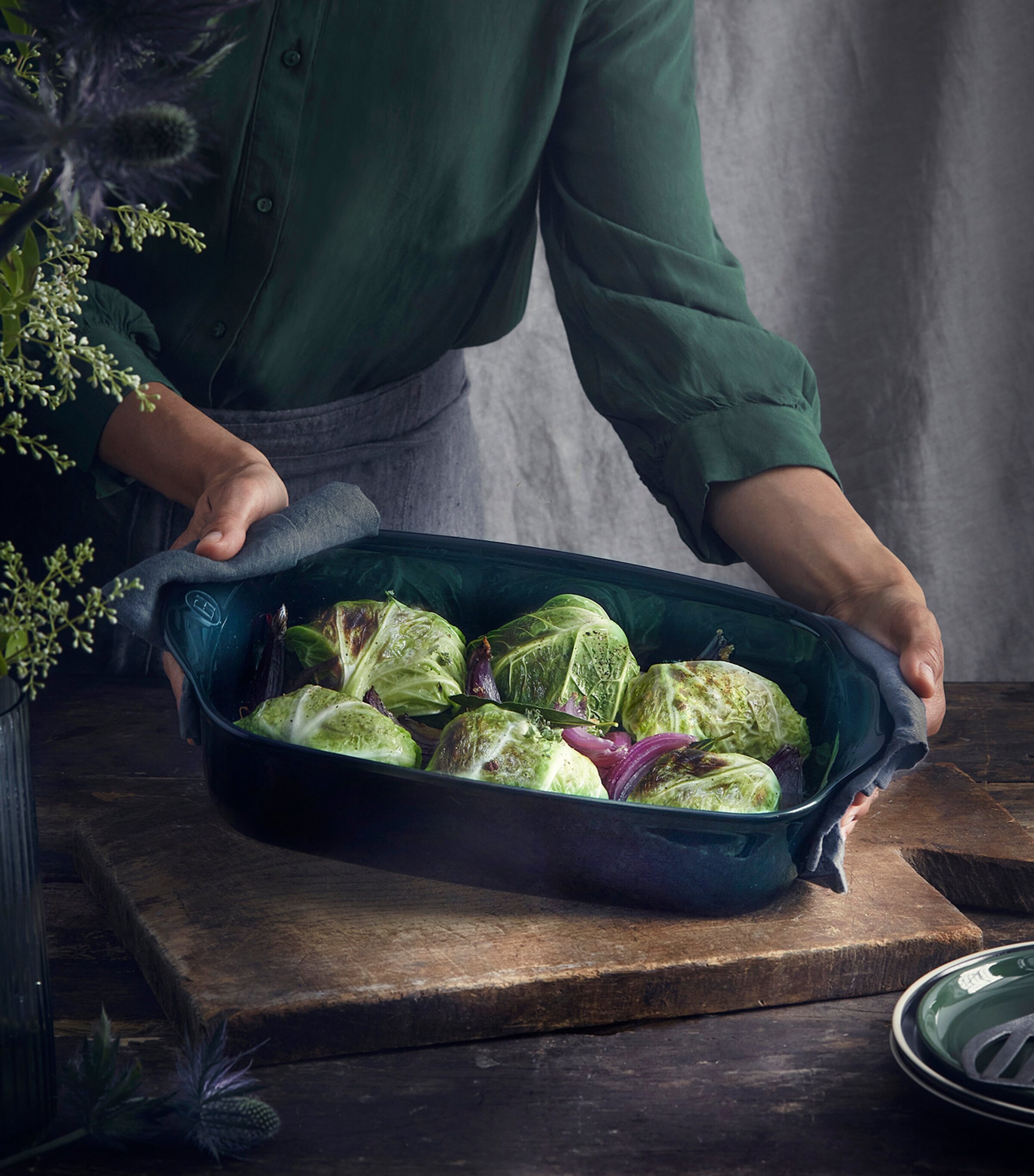 Emile Henry Large Baking Dish (36.5cm) Belle Ile Image 2