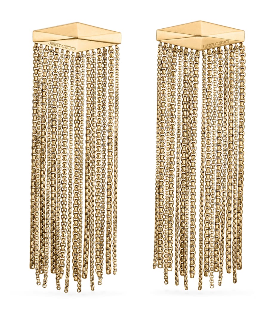 Crystal-Embellished Zandra Earrings VINTAGE GOLD Image 1