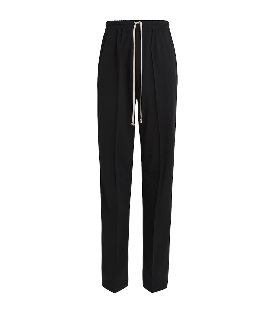 Wool Dietrich Drawstring Trousers 09/BLACK Image 1