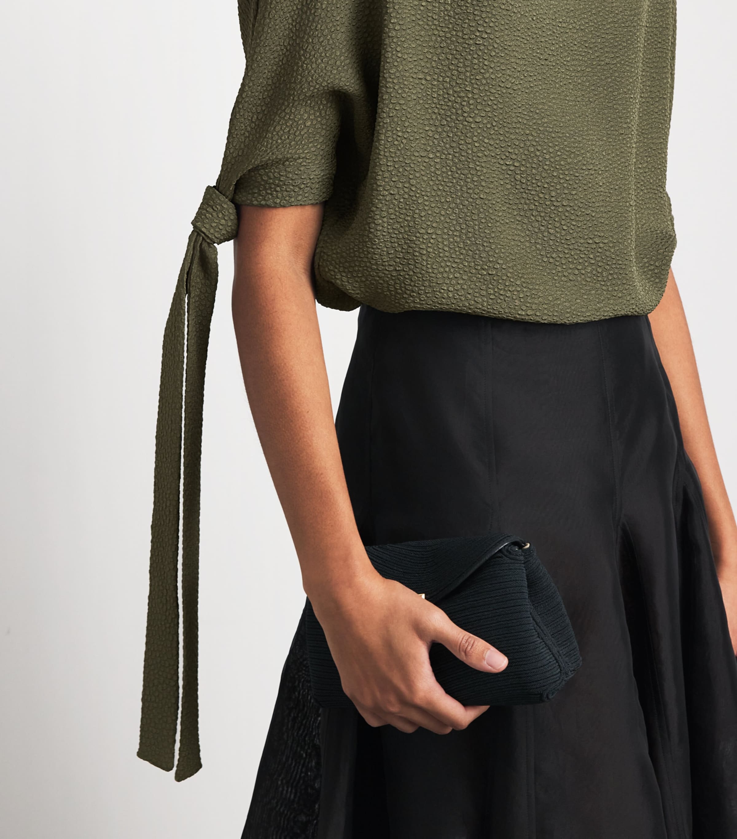 Edeline Lee Womens Pedernal Blouse Agr Amber Green Image 3