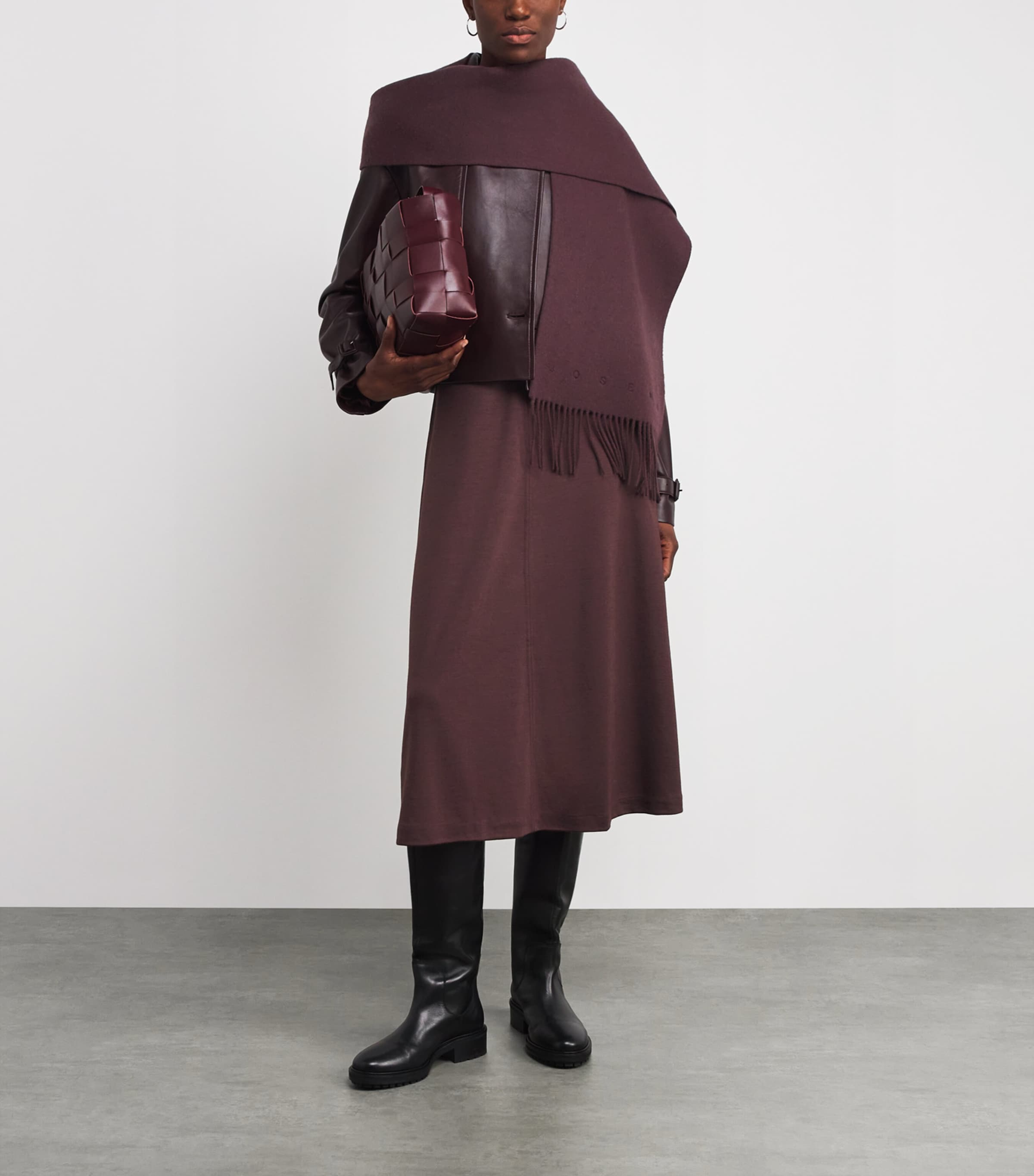 Jersey Midi Dress MARASCHINO Image 2