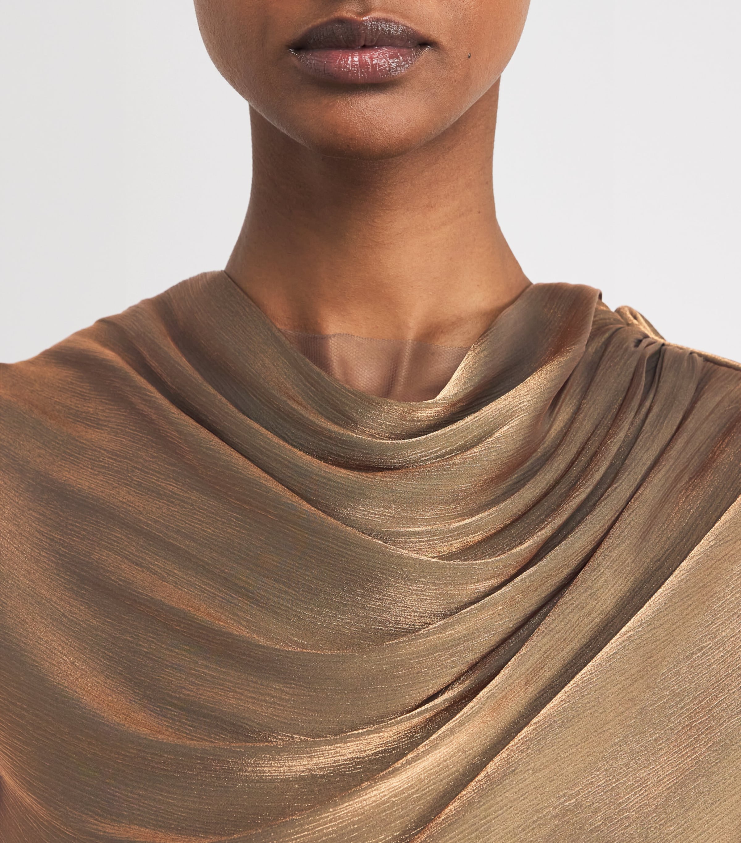 Charmeuse Tension Douce Gown BRONZE Image 6