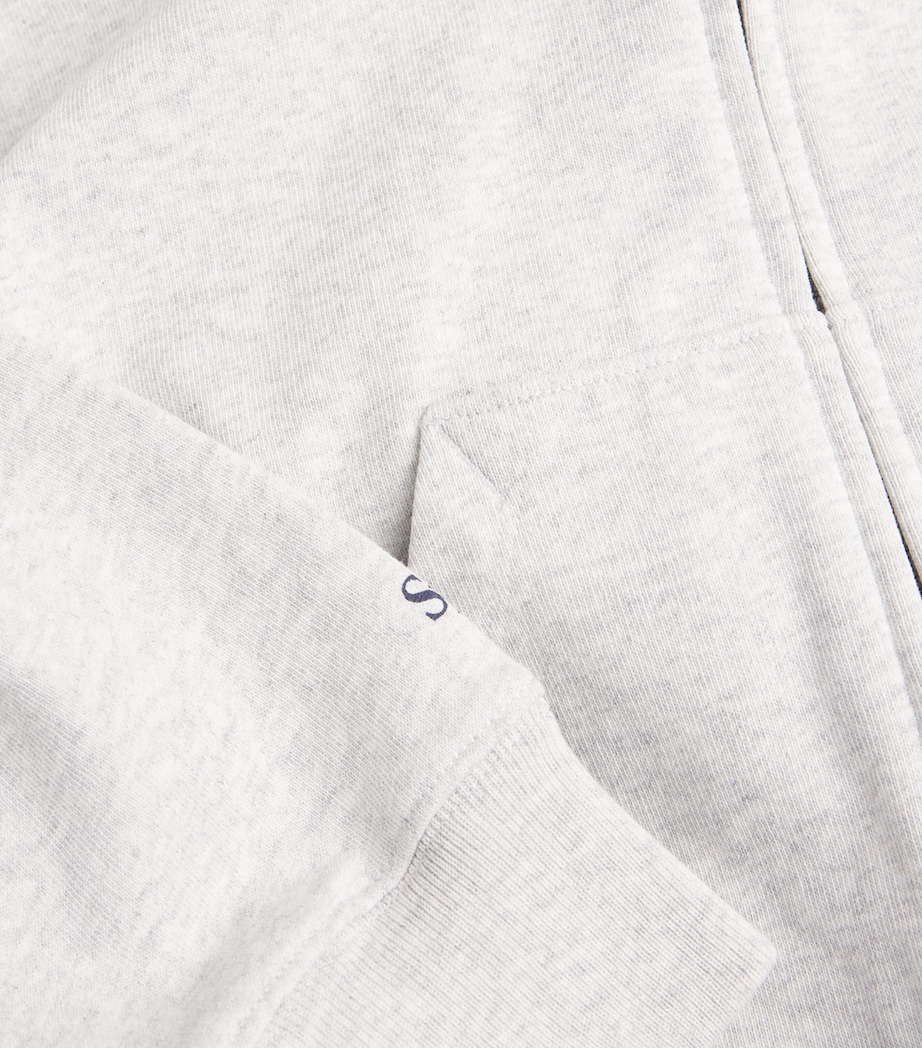 UCLA Crest Zip-Up Hoodie HEATHER GRAY Image 5