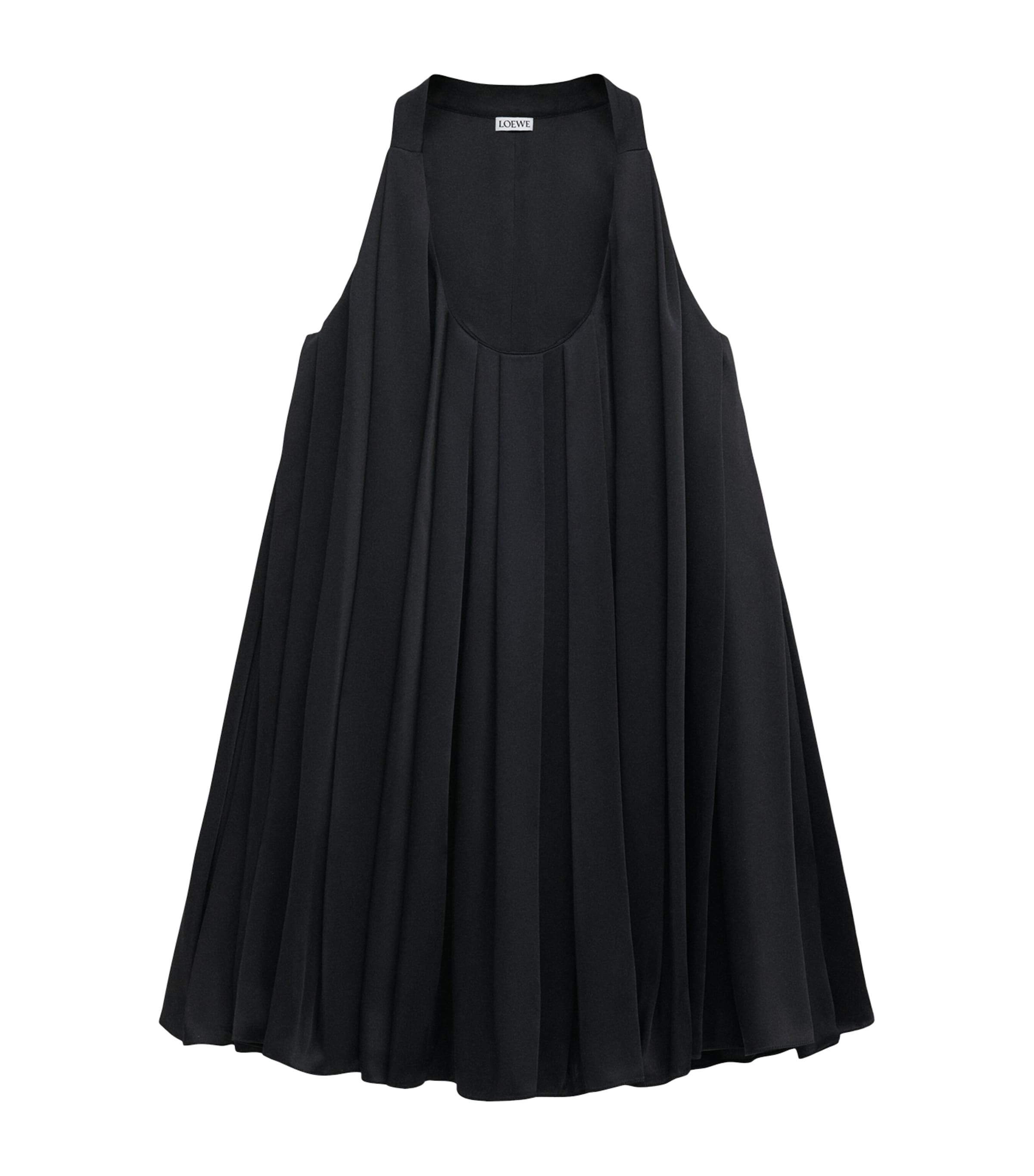 Trapeze Mini Dress BLACK Image 1