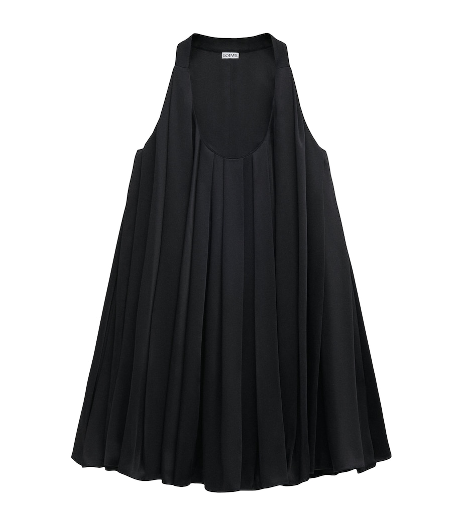 Trapeze Mini Dress BLACK Image 1