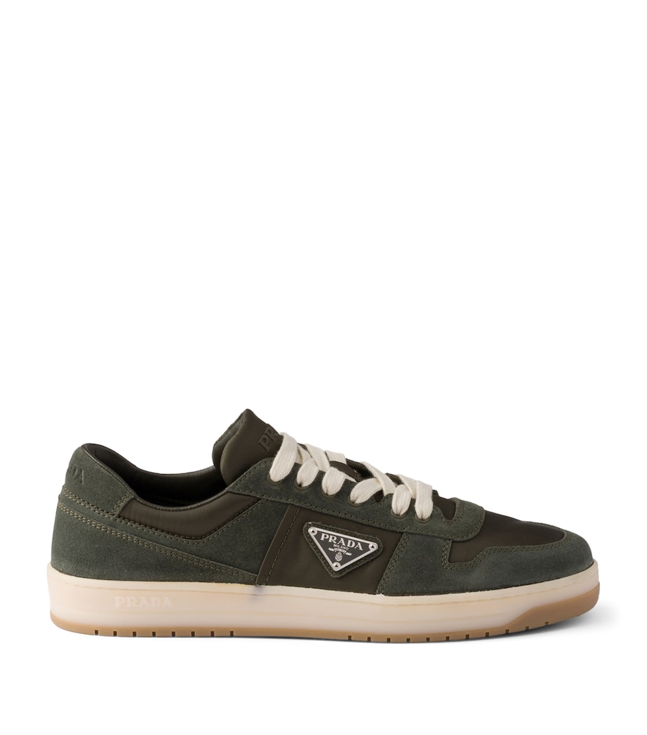 Prada Suede and Re-Nylon Downtown Sneakers Image 1