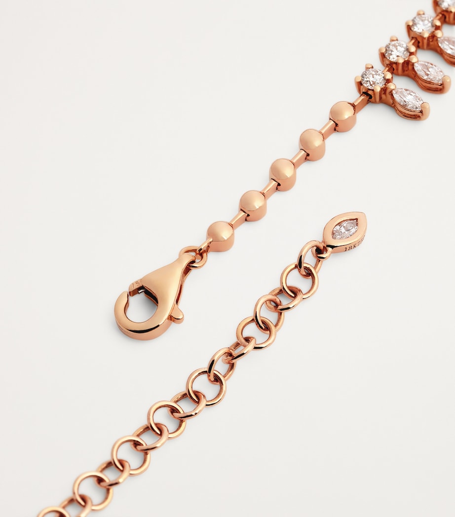 Rose Gold and Marquise Diamond Choker ROSE GOLD Image 5