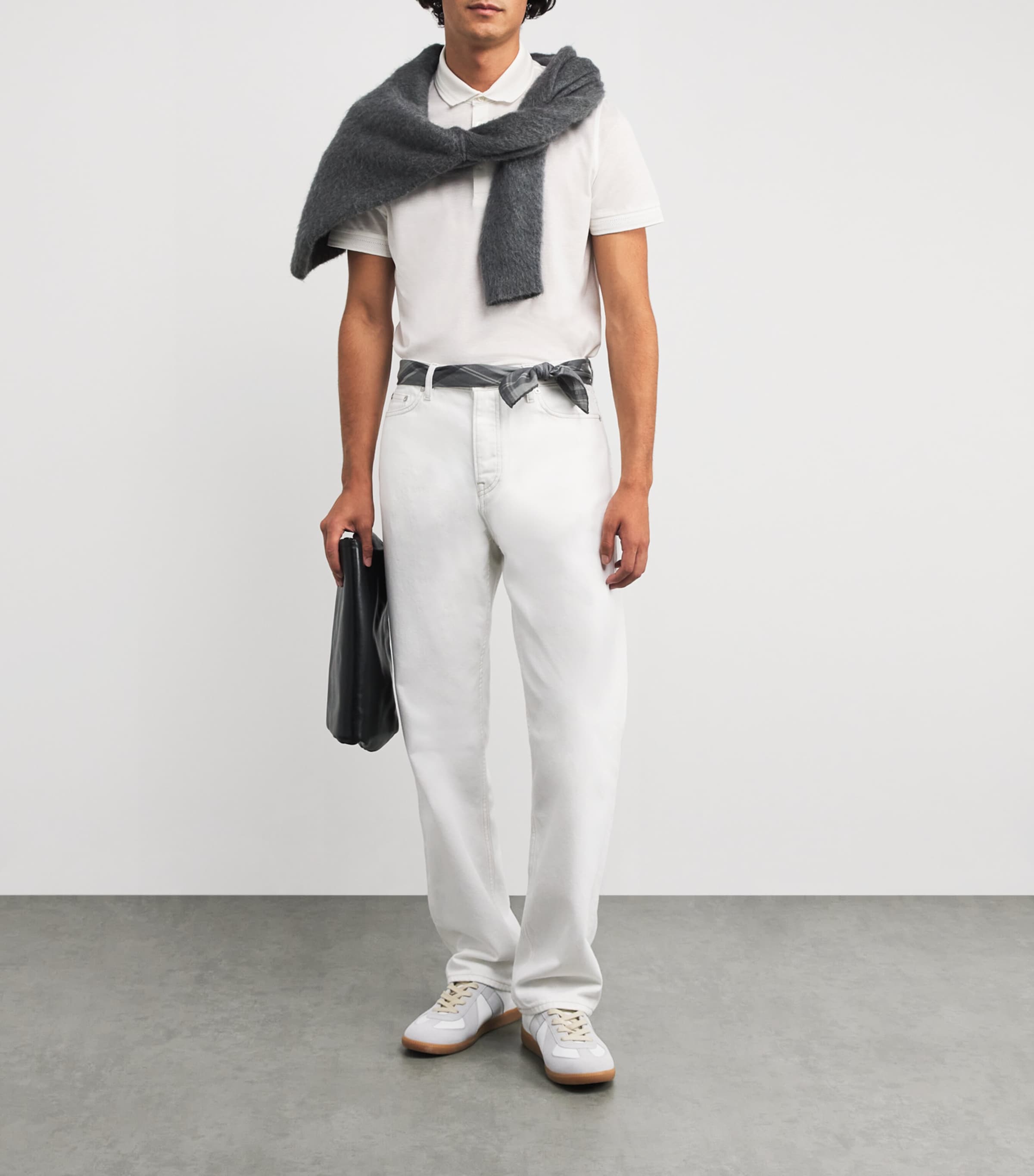 Cotton Jersey Polo Shirt 2W.4 CARTA ZUCCHERO Image 2