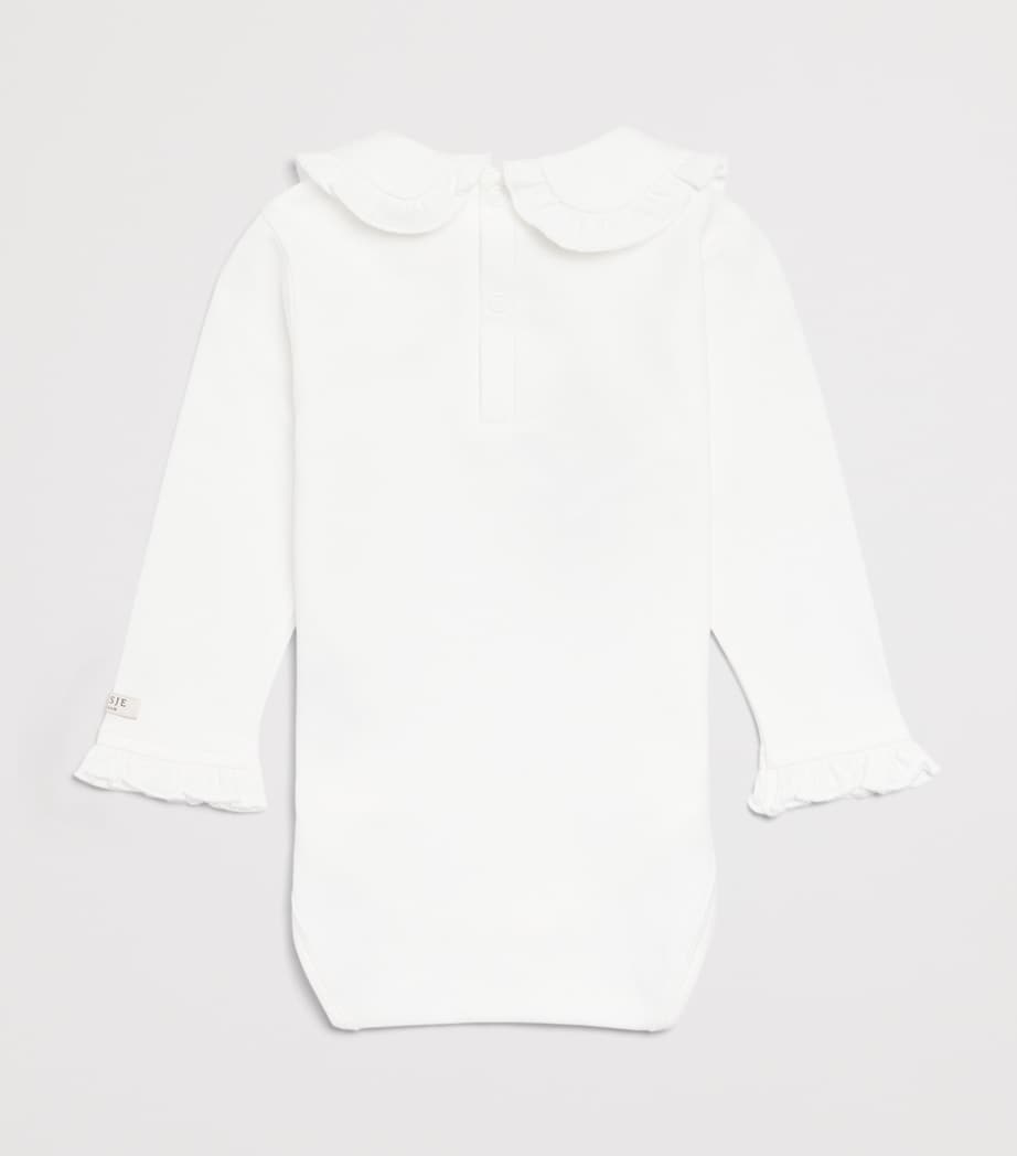 Donsje Organic Cotton Dovie Bodysuit (0-24 Months) Off White Image 2