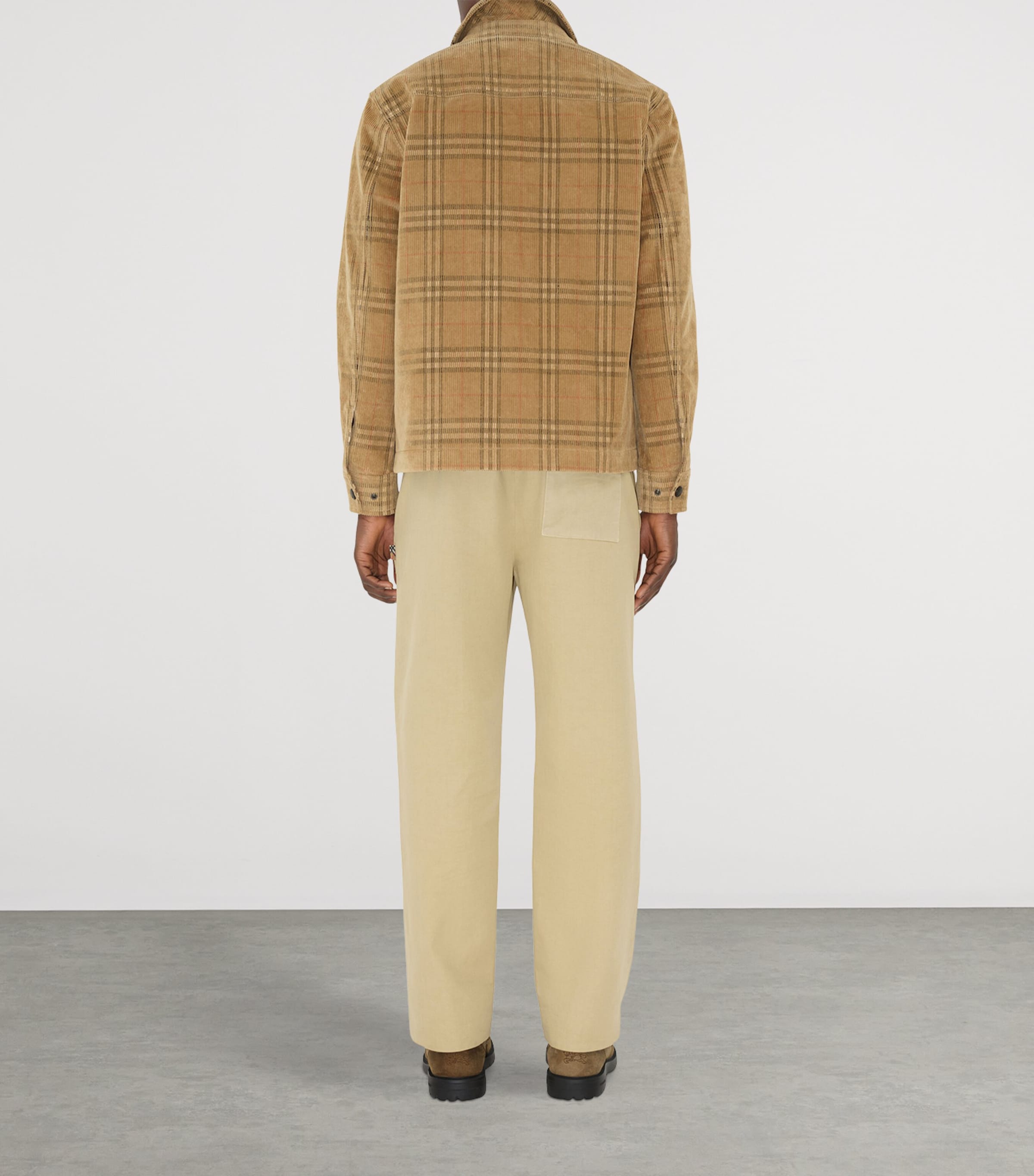 Corduroy Check Overshirt SAND IP CHECK Image 4