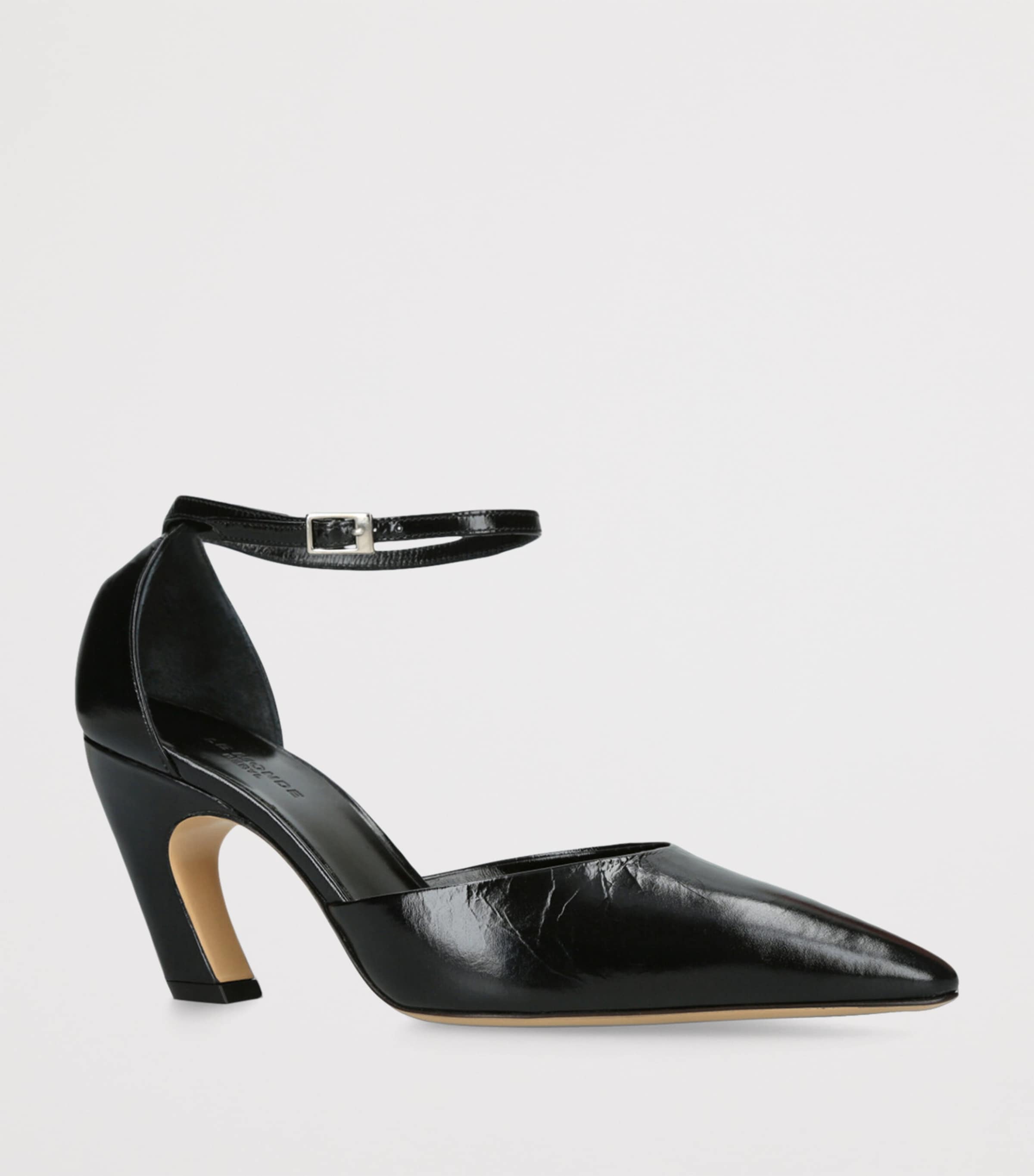Leather Victoria Pumps 80 BLACK Image 3