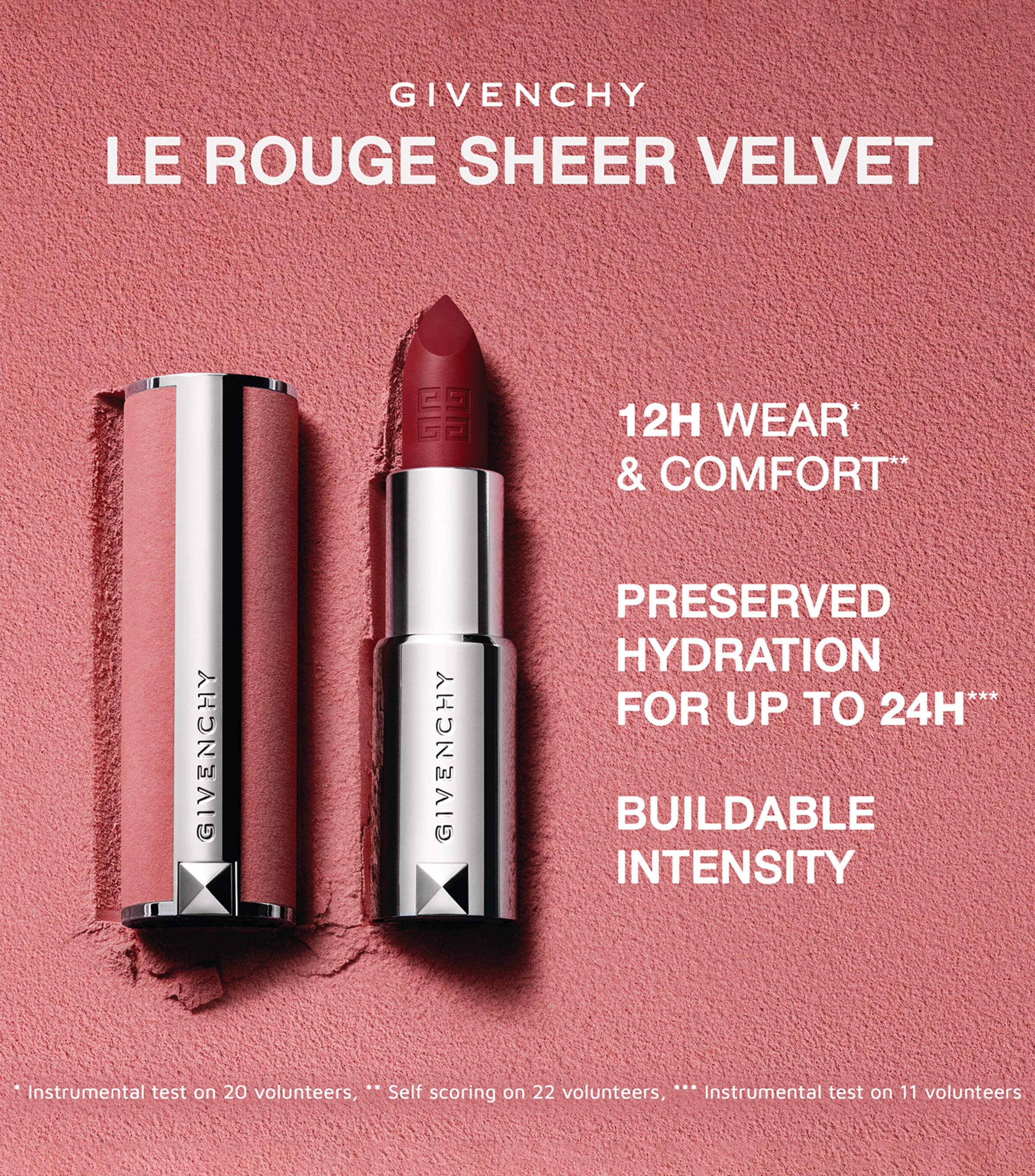 Givenchy Le Rouge Sheer Velvet Refillable Matte Lipstick Image 2