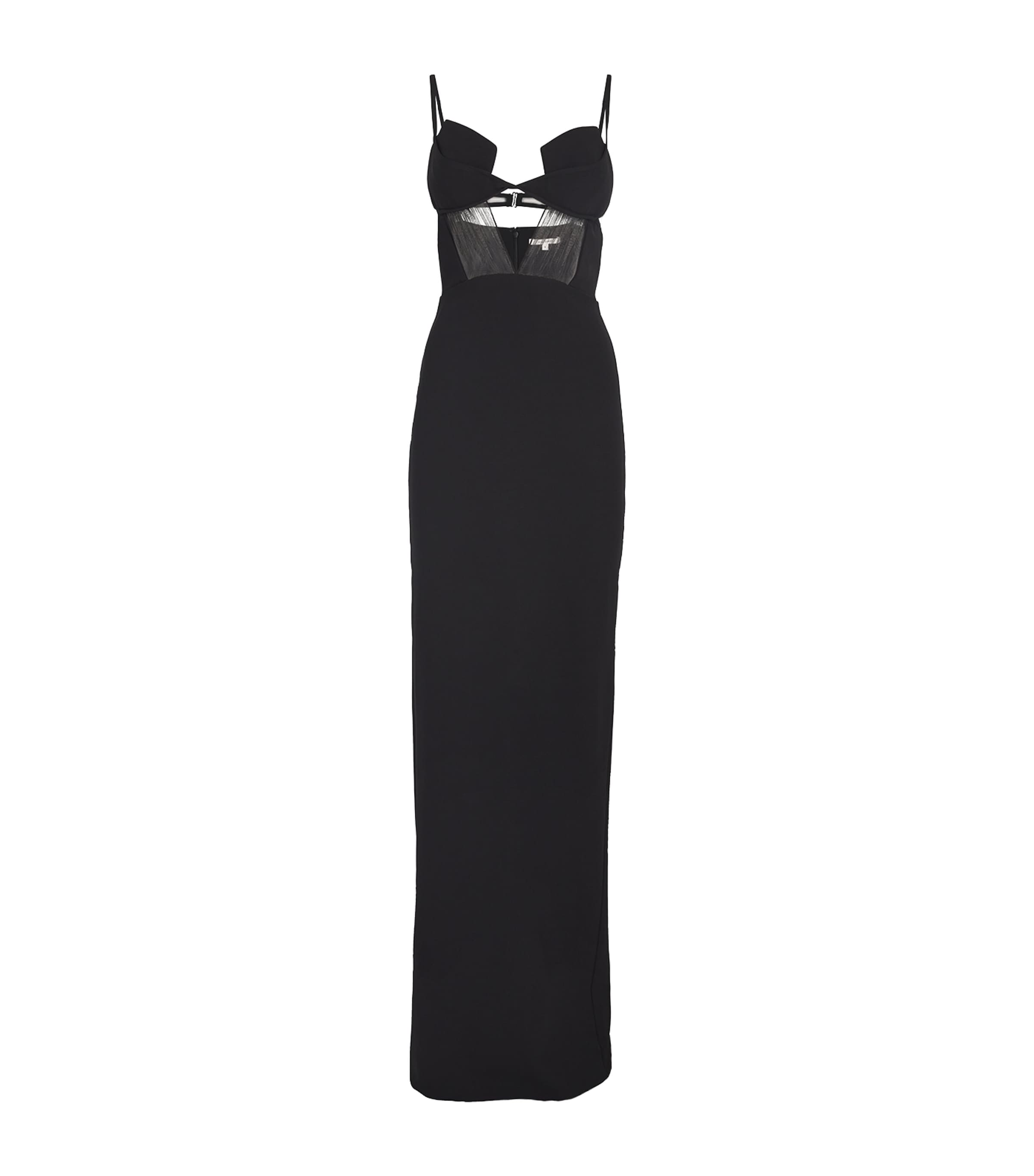 NENSI DOJAKA PADDED BRALETTE MAXI DRESS 