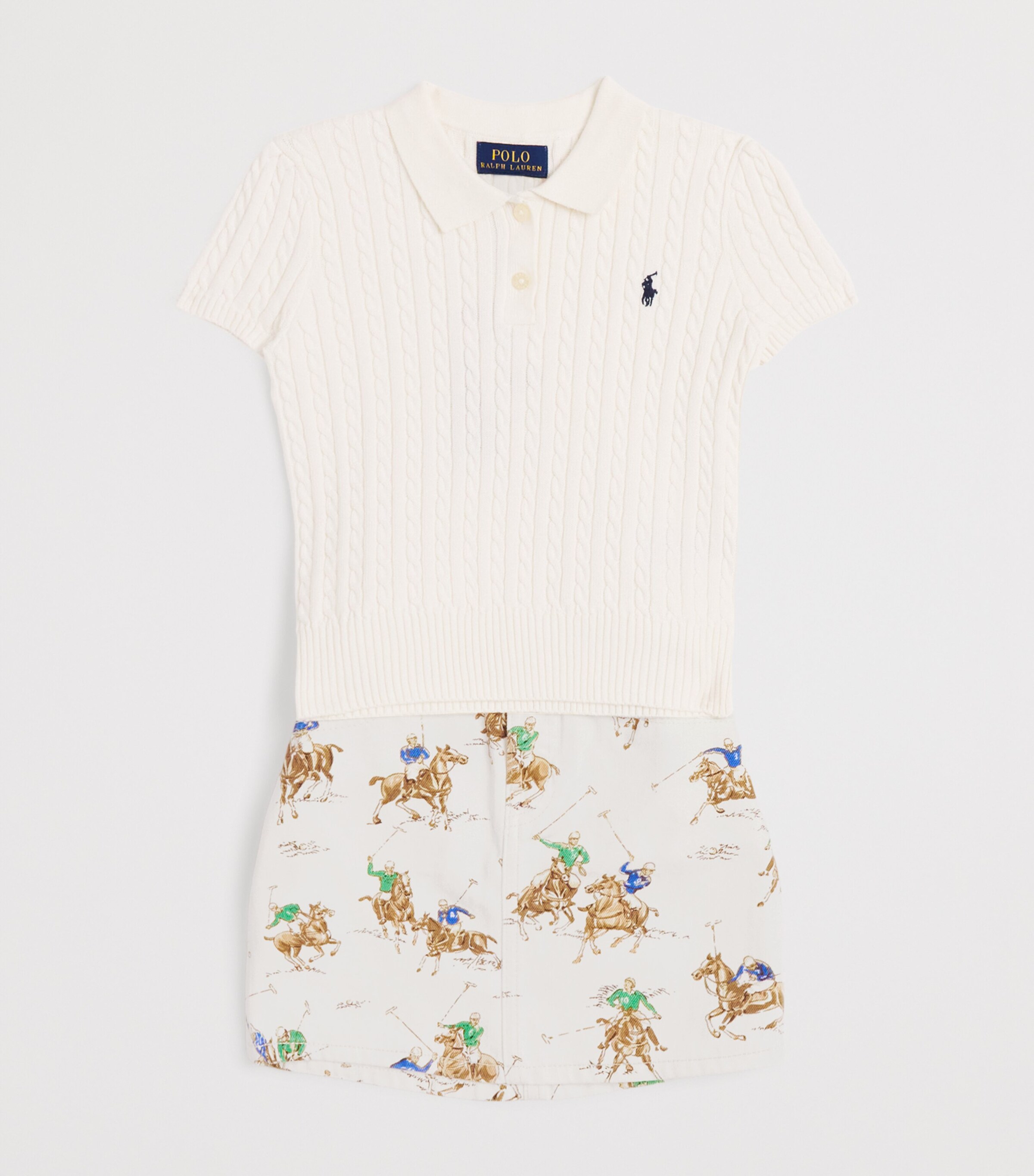 Printed Denim Skirt (2-6 Years) PINERO WSH Image 3