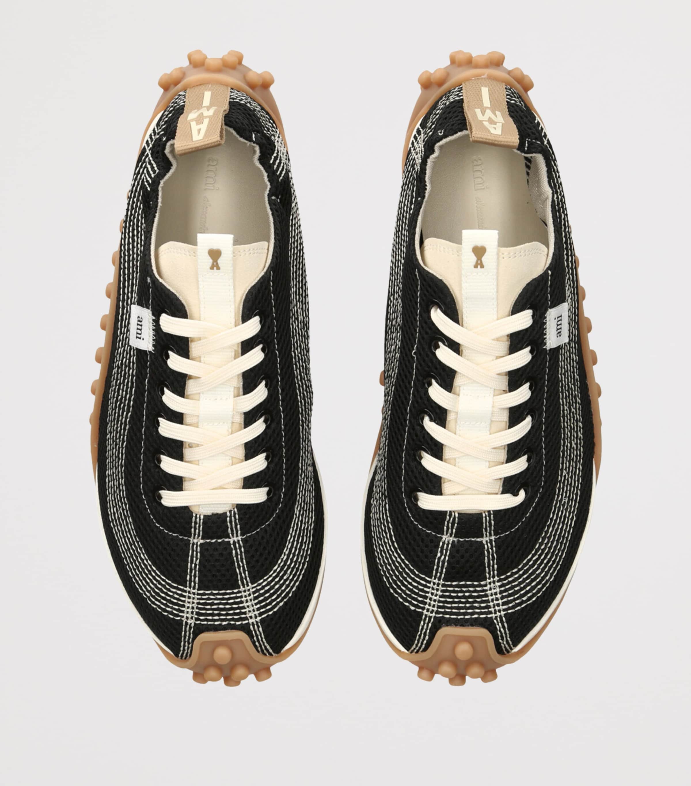 AMI Paris Mirage Sneakers Black/comb Image 4