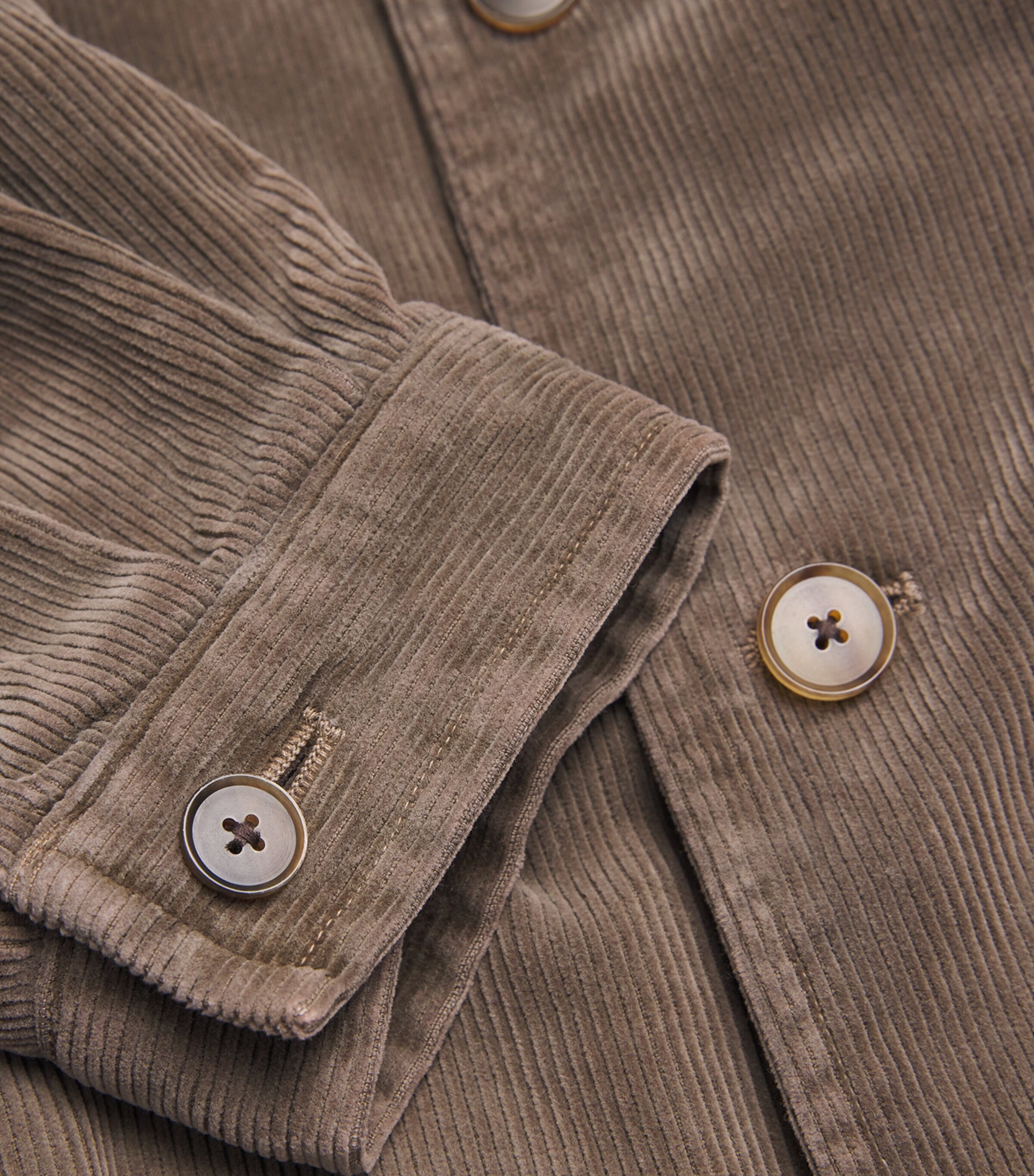 Cotton Corduroy Jacket OLIVE BROWN Image 5