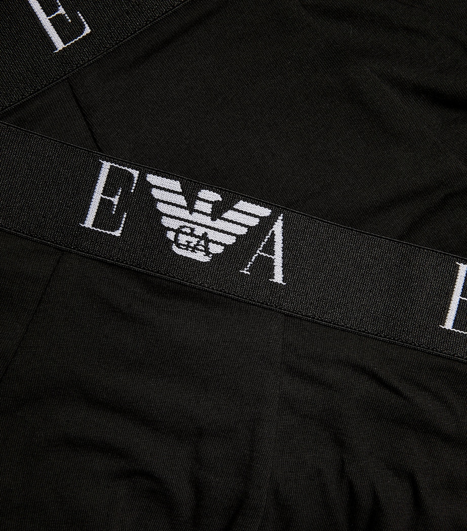 Stretch-Cotton Eagle Monogram Trunks (Pack of 3) 21320 BLK Image 5