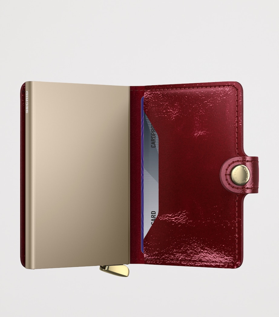 Leather Miniwallet RED Image 2