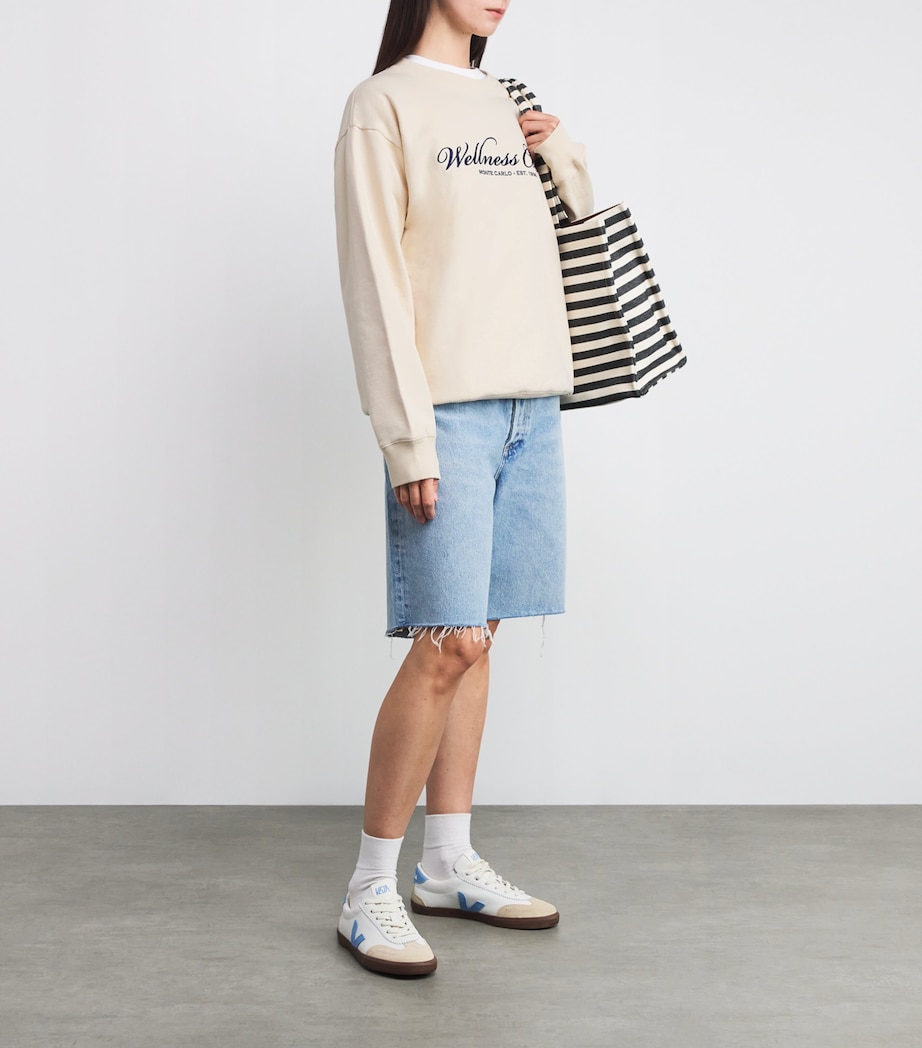 Cotton Wellness Club Sweatshirt CREAM Image 2