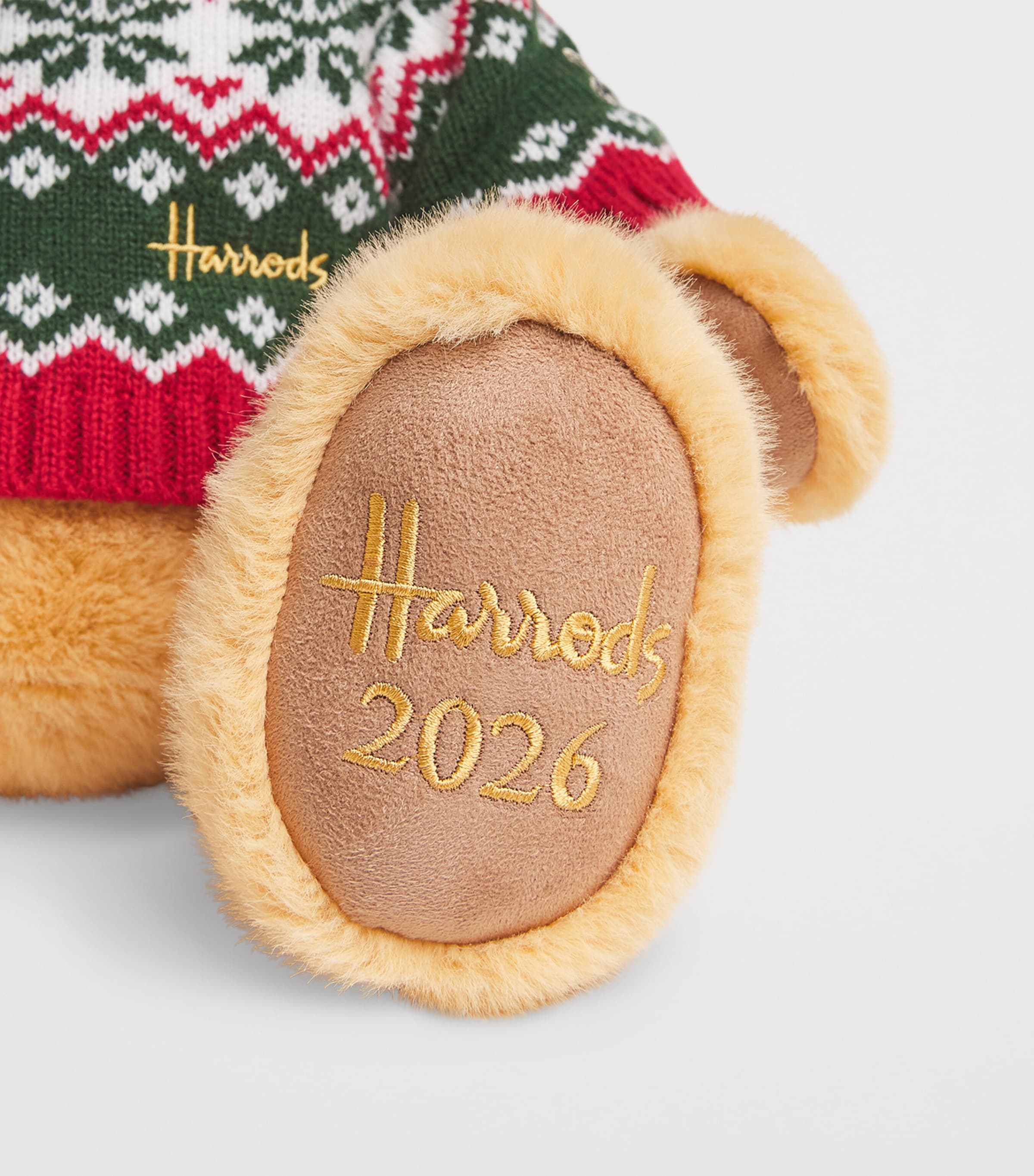 ハロッズ HARRODS ファー付きセーター♪ Harrods Christmas Bear 2026 Henry (30.5cm) | Harrods US