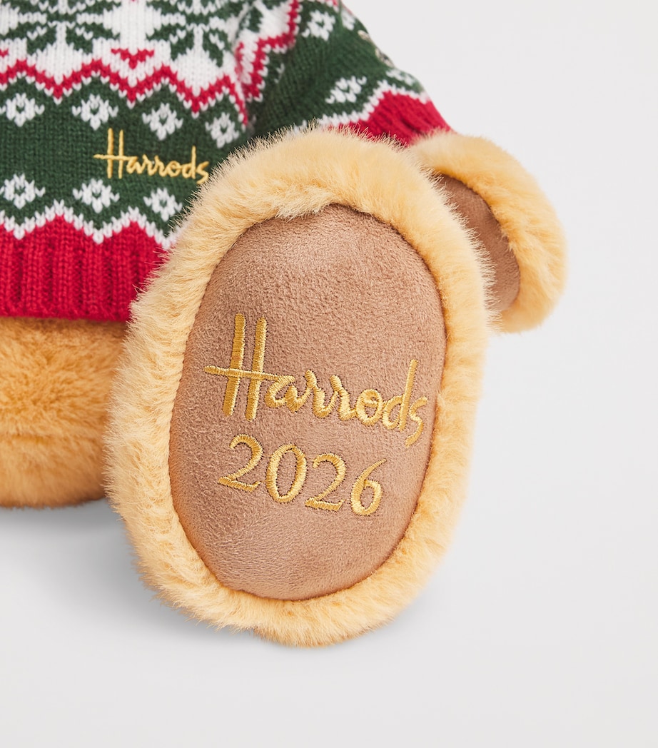 Harrods Christmas Bear 2026 Henry (30.5cm) Green Image 2