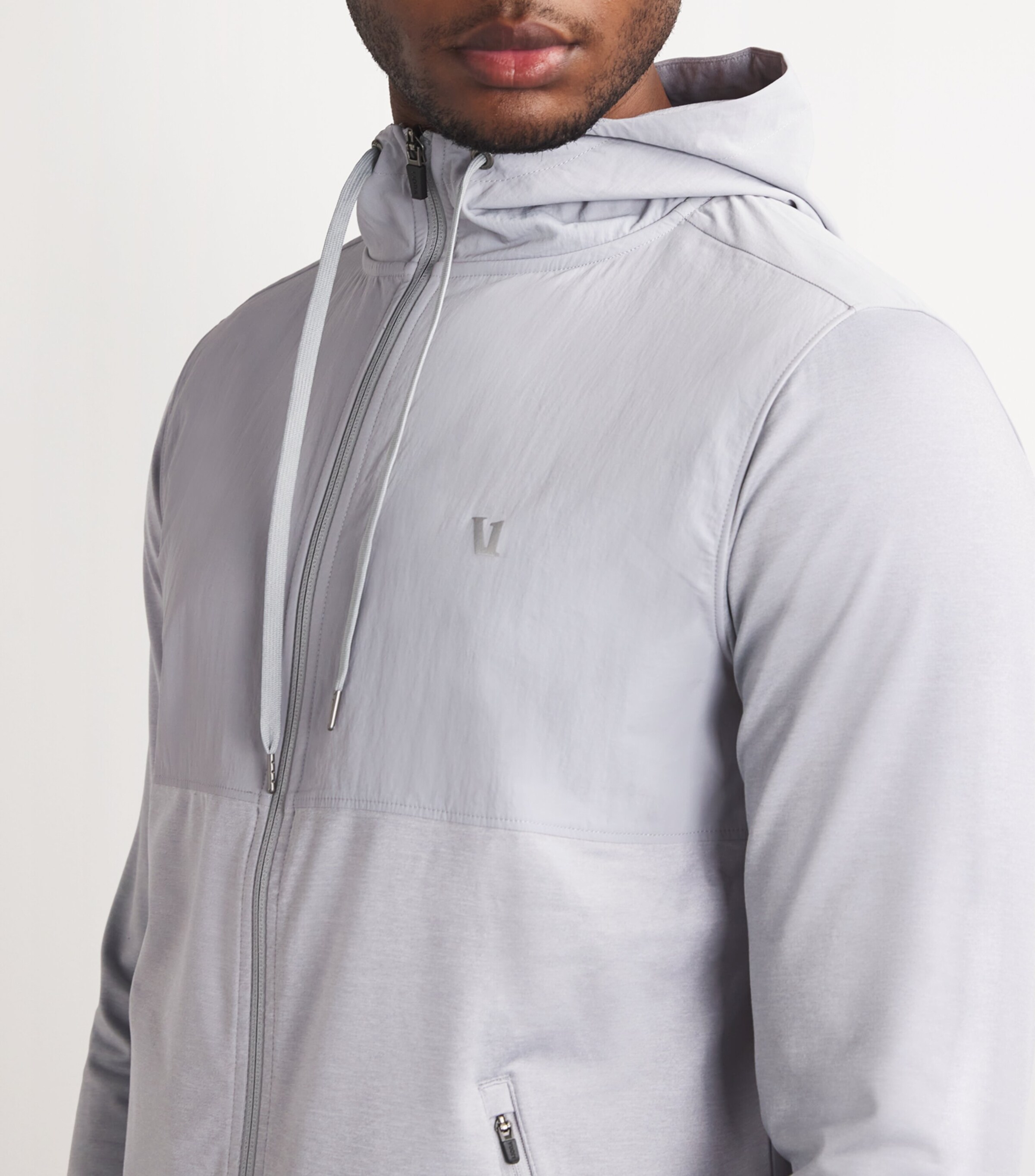 Sunday Element Track Jacket PLATINUM HEATHER-HPT Image 6