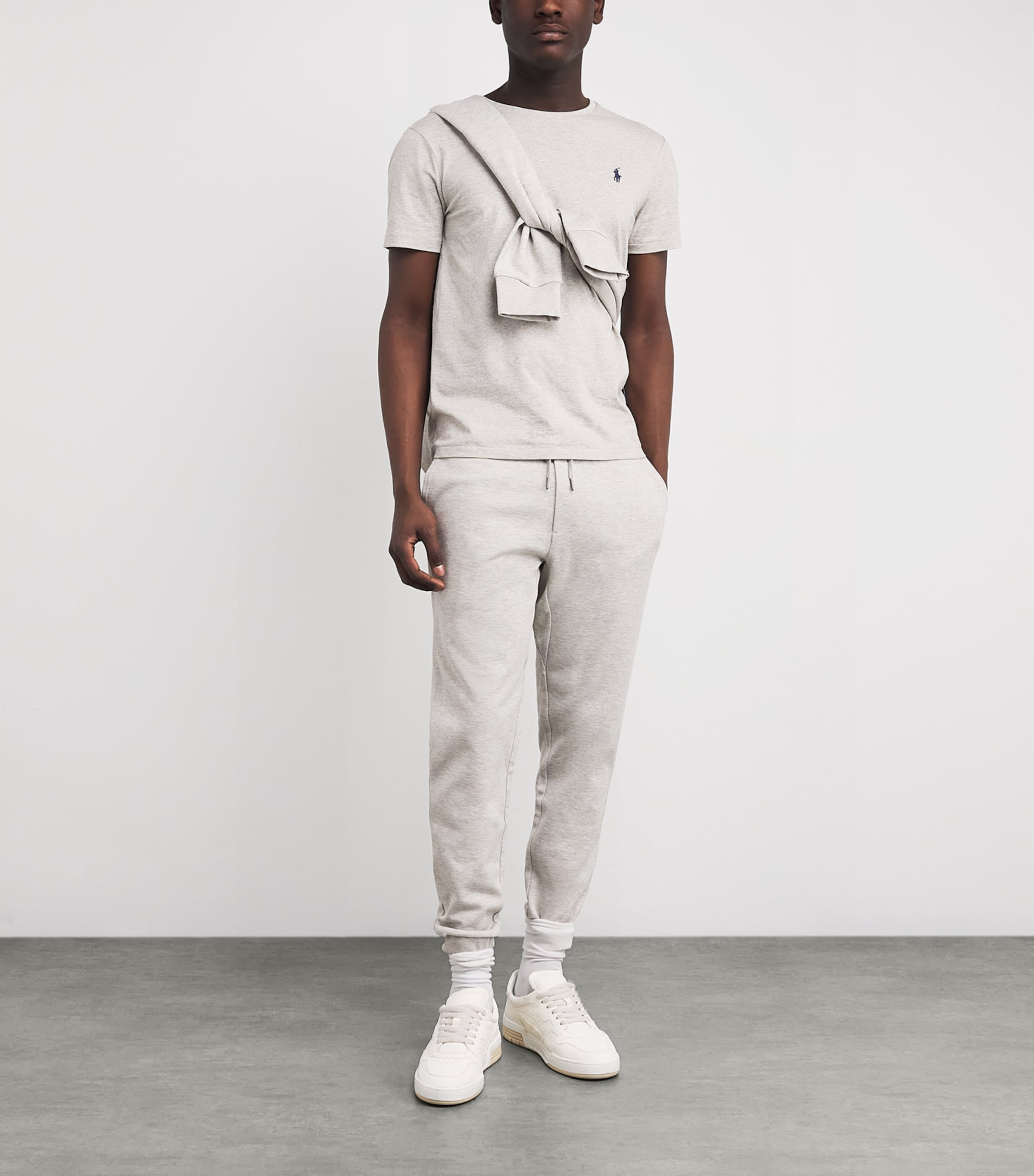 Polo Ralph Lauren Mens Cotton-Blend Sweatpants Lt Sport Heather Image 2