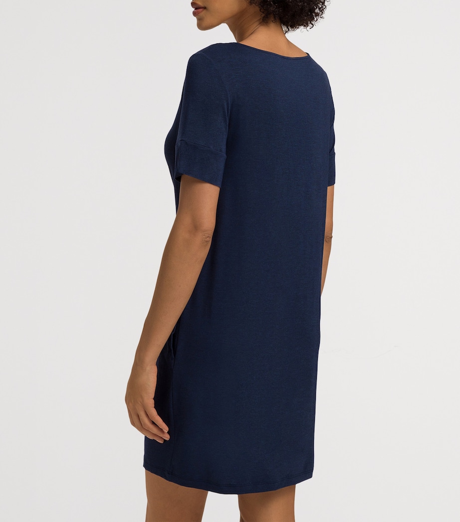Short-Sleeve Nightdress DEEP NAVY Image 4