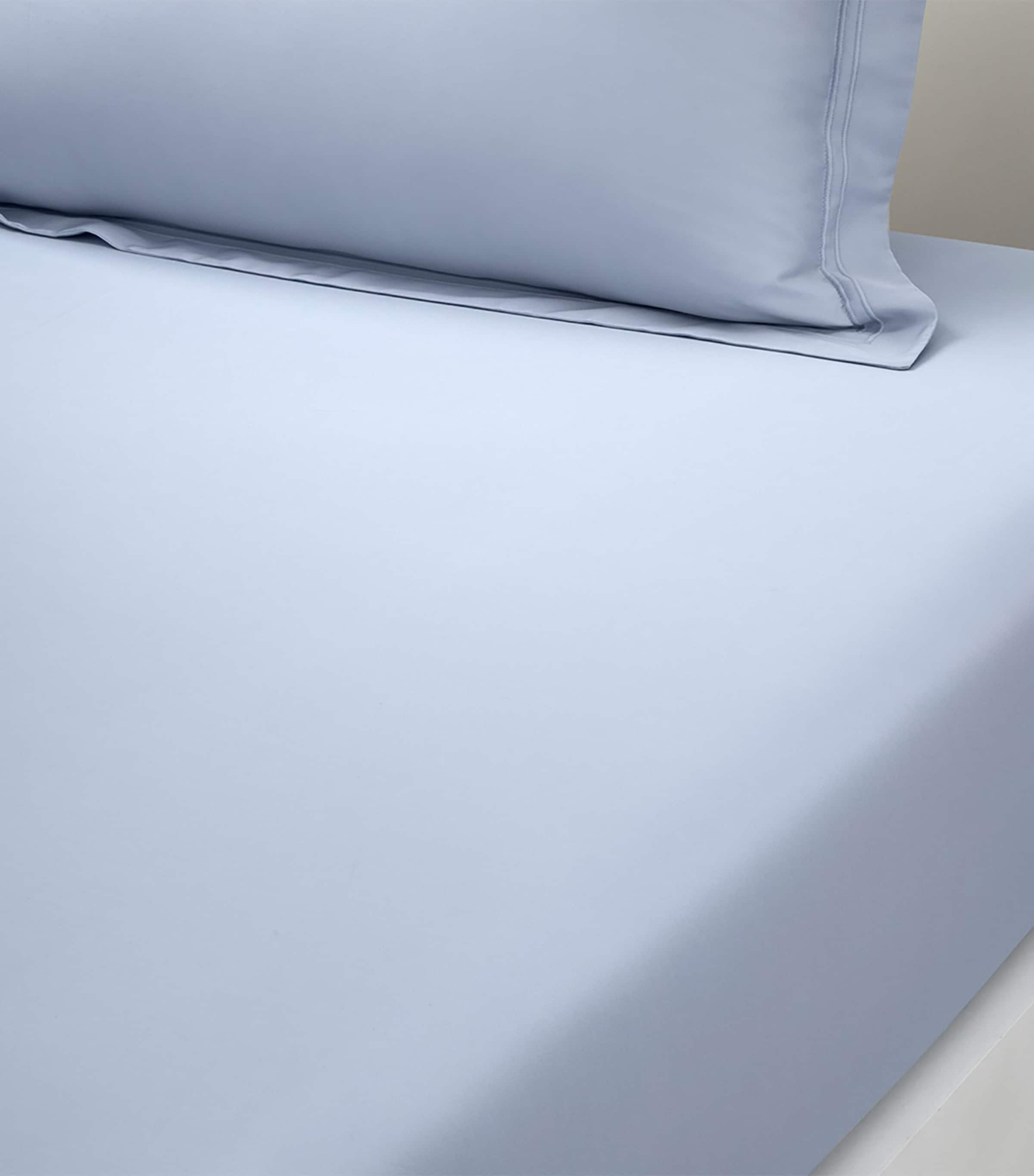 Triomphe Celeste King Fitted Sheet (150cm x 200cm) CELESTE Image 2