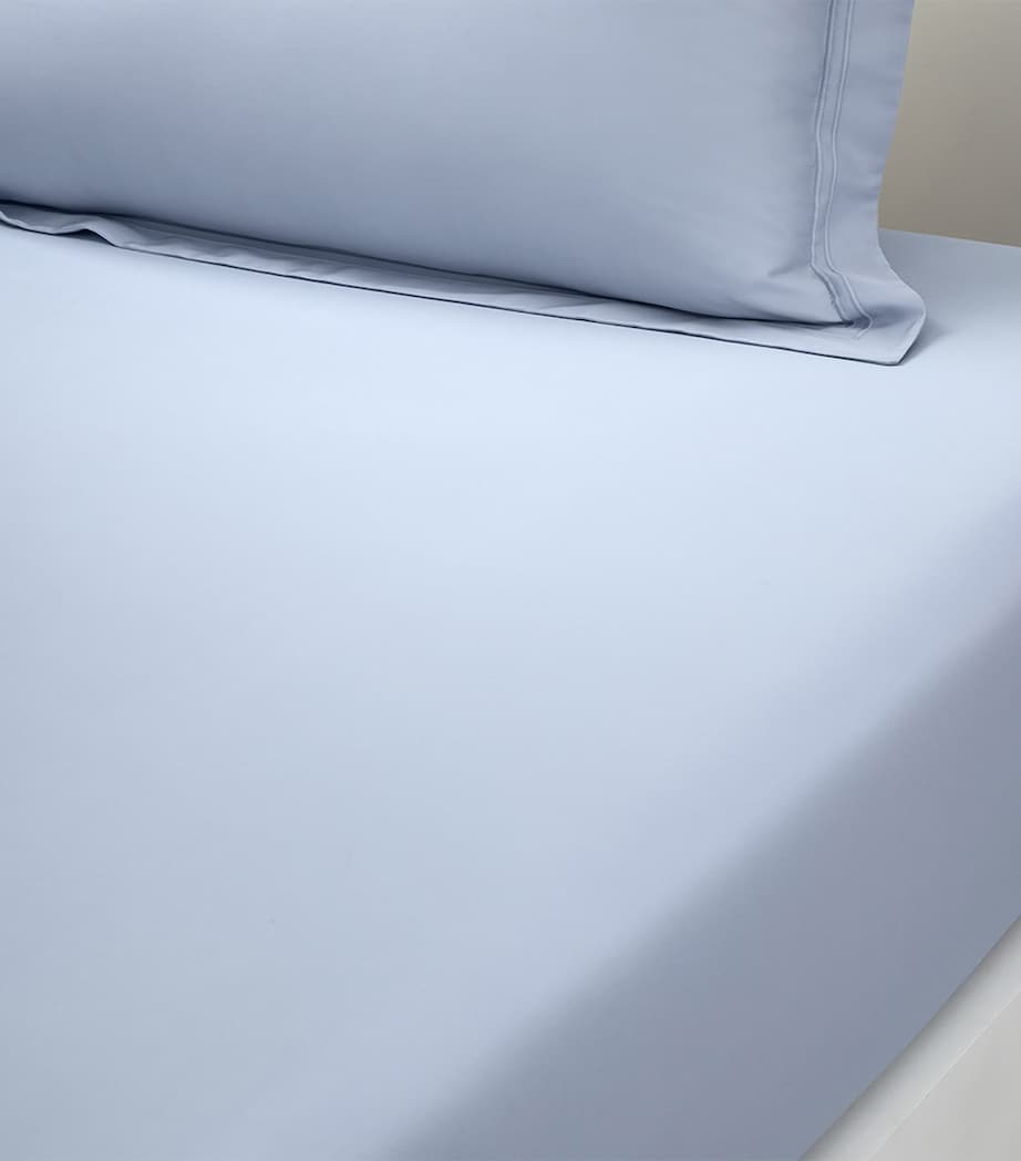 Triomphe Celeste King Fitted Sheet (150cm x 200cm) CELESTE Image 2
