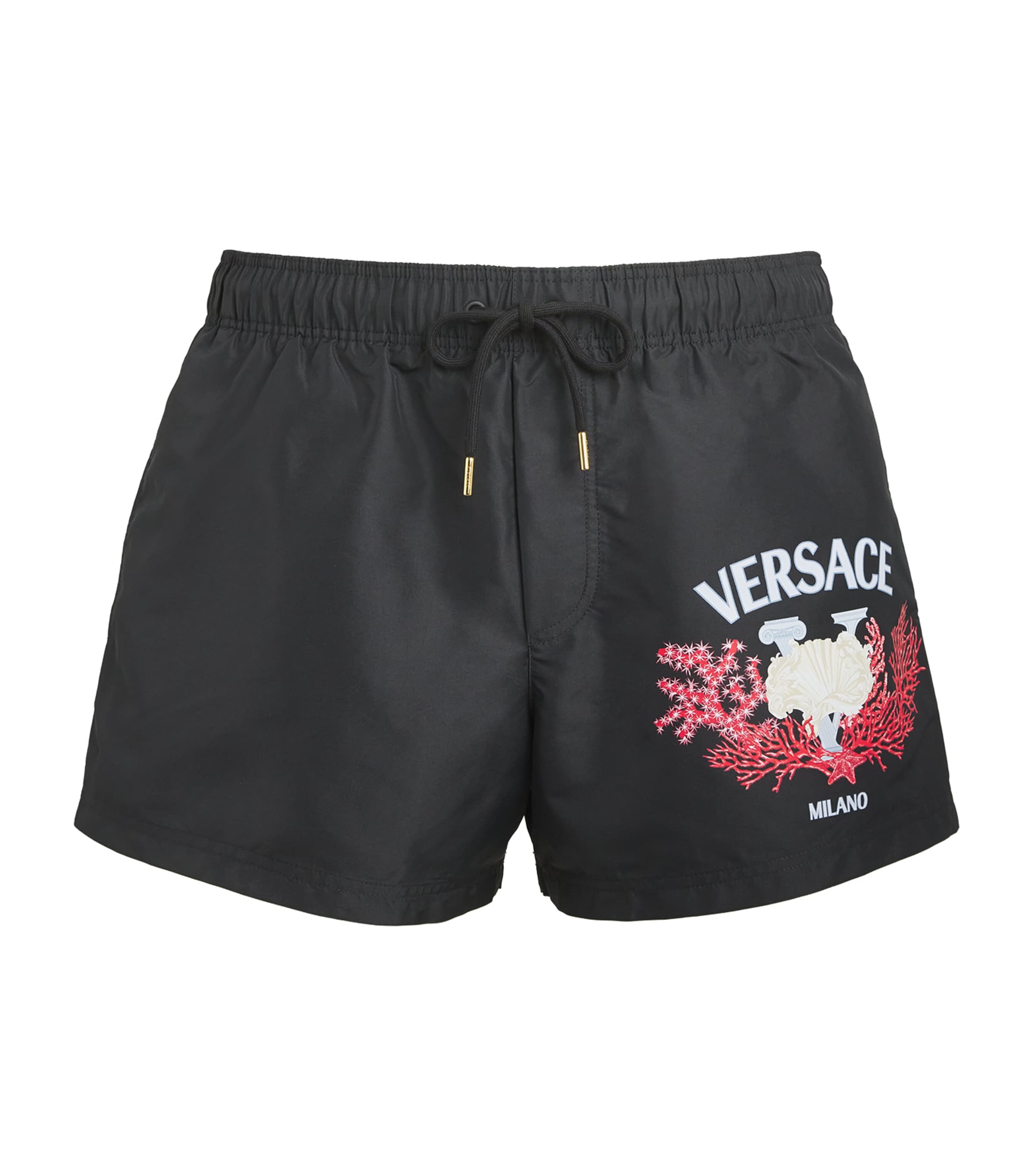 VERSACE UNIVERSITY CORAL SWIM SHORTS 