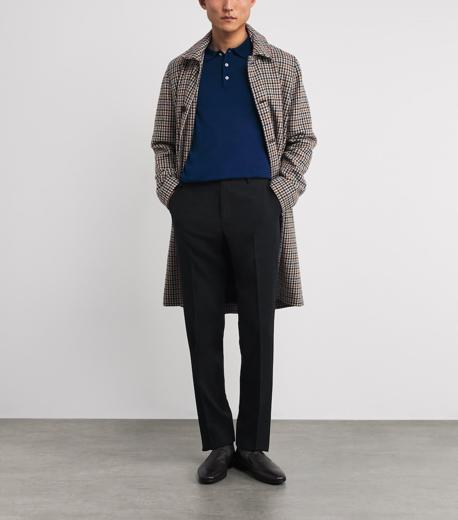 Cashmere-Silk Knit Polo Shirt 792 Image 2