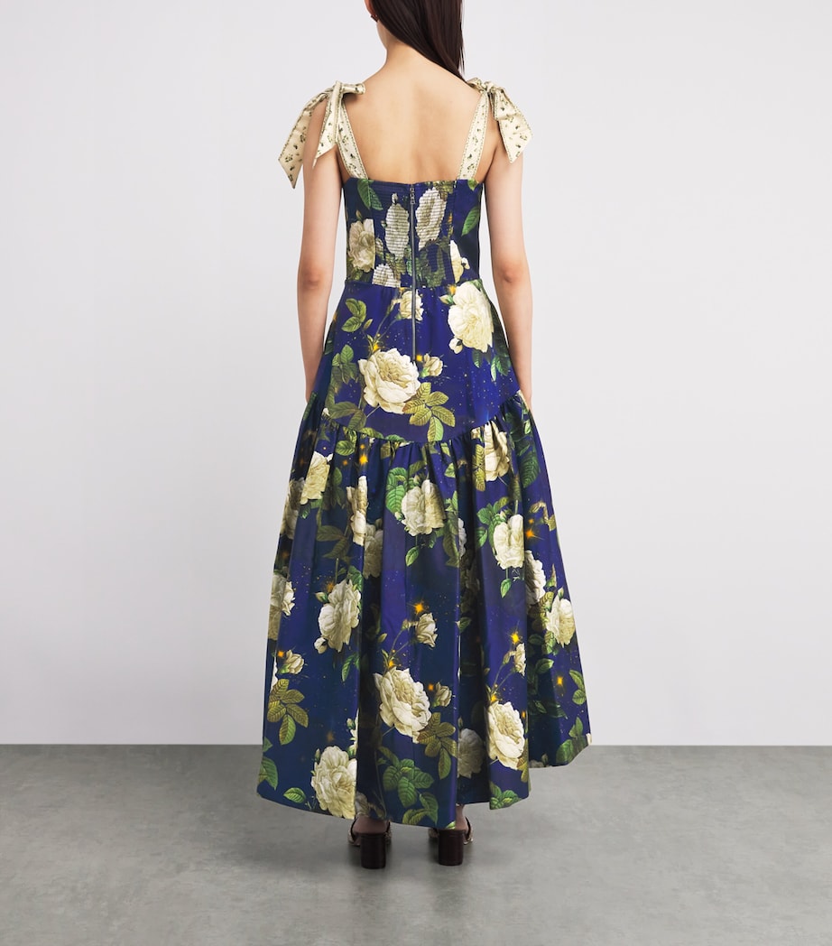 Floral Rosalee Midi Dress E439 TWILIGHT EDEN Image 3