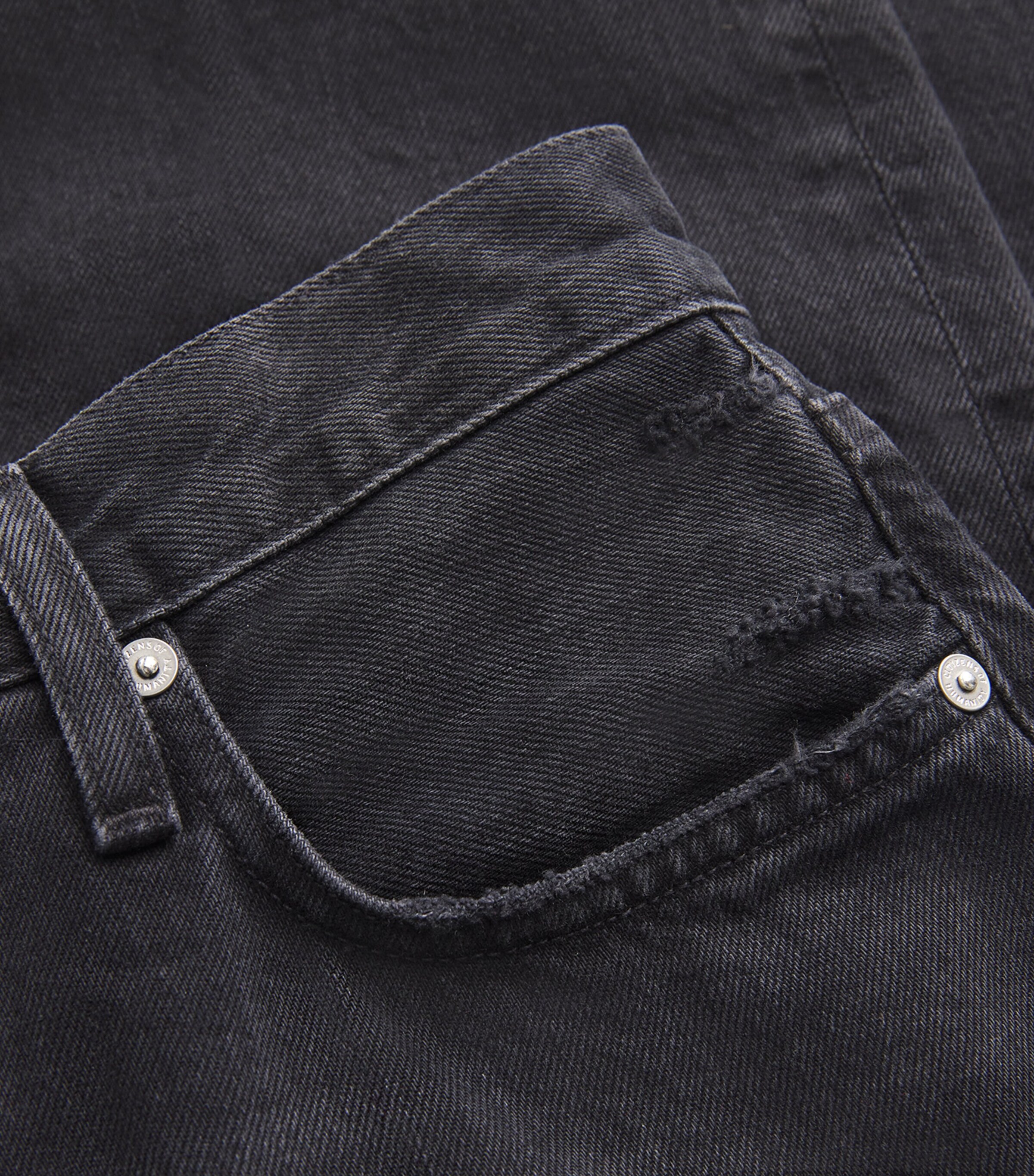 Miro Mid-Rise Relaxed Jeans DOMINO (WSH BLK) Image 5