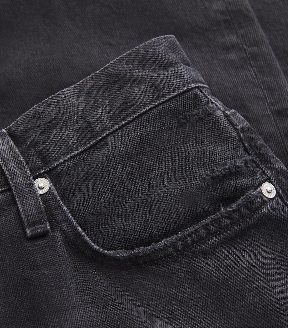 Miro Mid-Rise Relaxed Jeans DOMINO (WSH BLK) Image 5