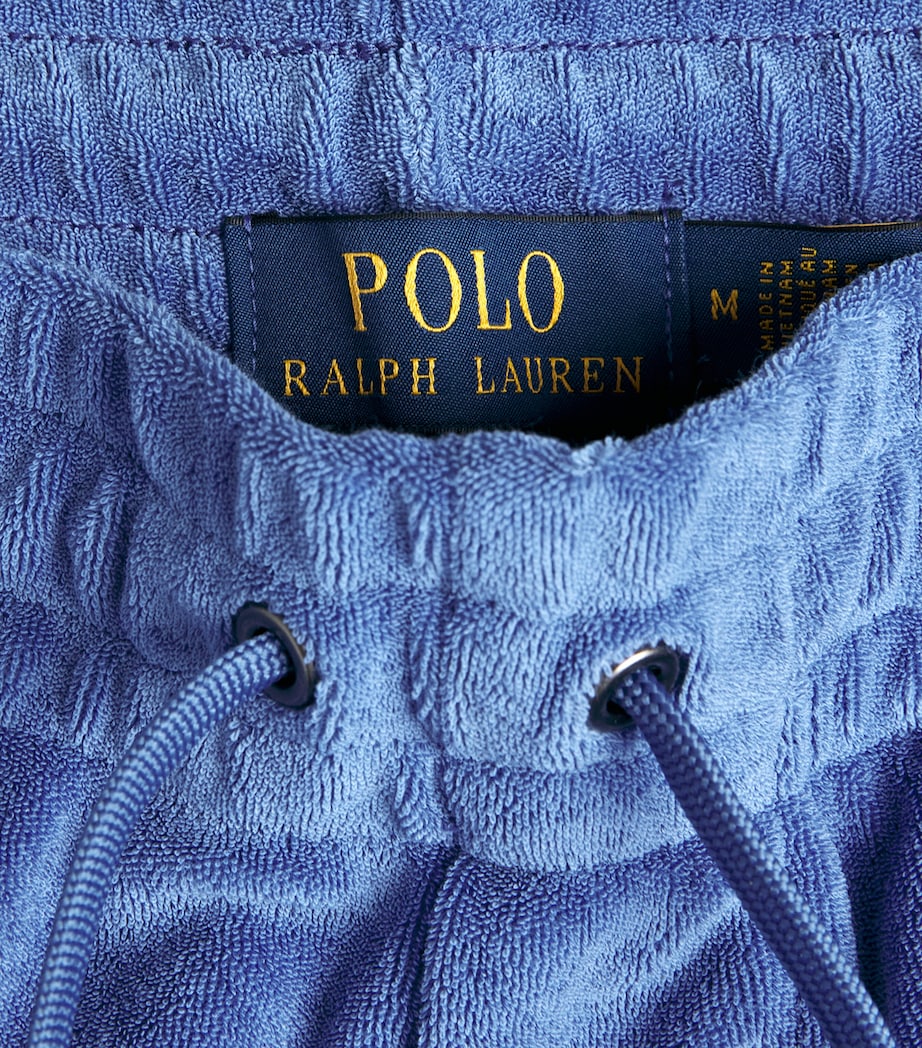 Polo Ralph Lauren Mens Cotton Terry Polo Pony Shorts Modern Royal Image 6