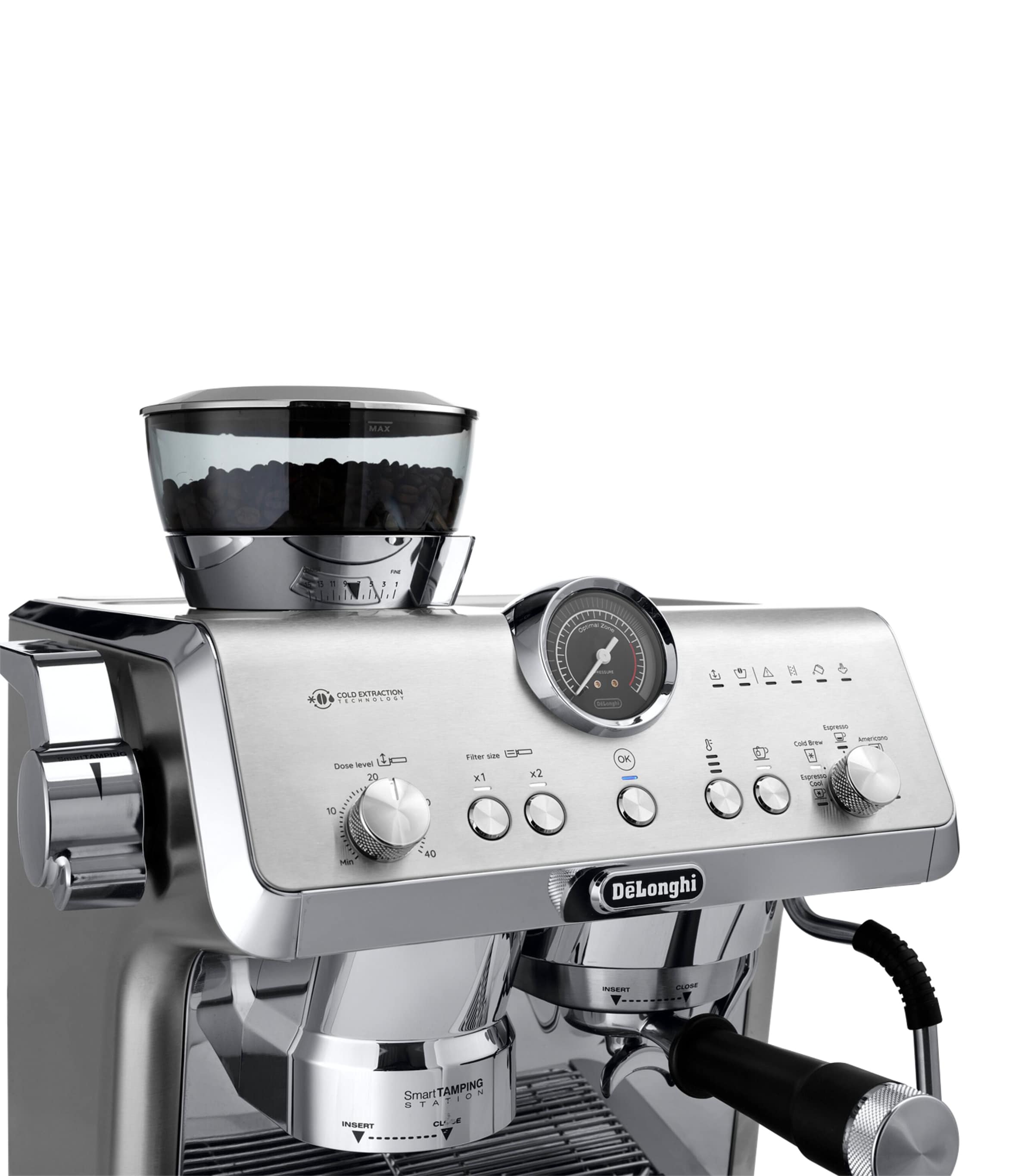 De'Longhi La Specialista Opera Coffee Machine Silver Image 3