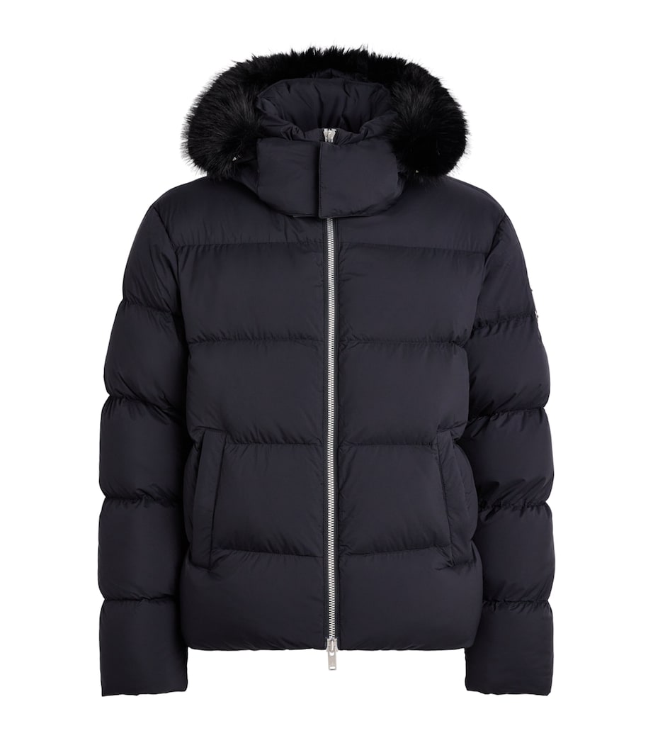 Moose Knuckles Mens Down Everest Puffer Jacket Black W/blk Ff Image 1