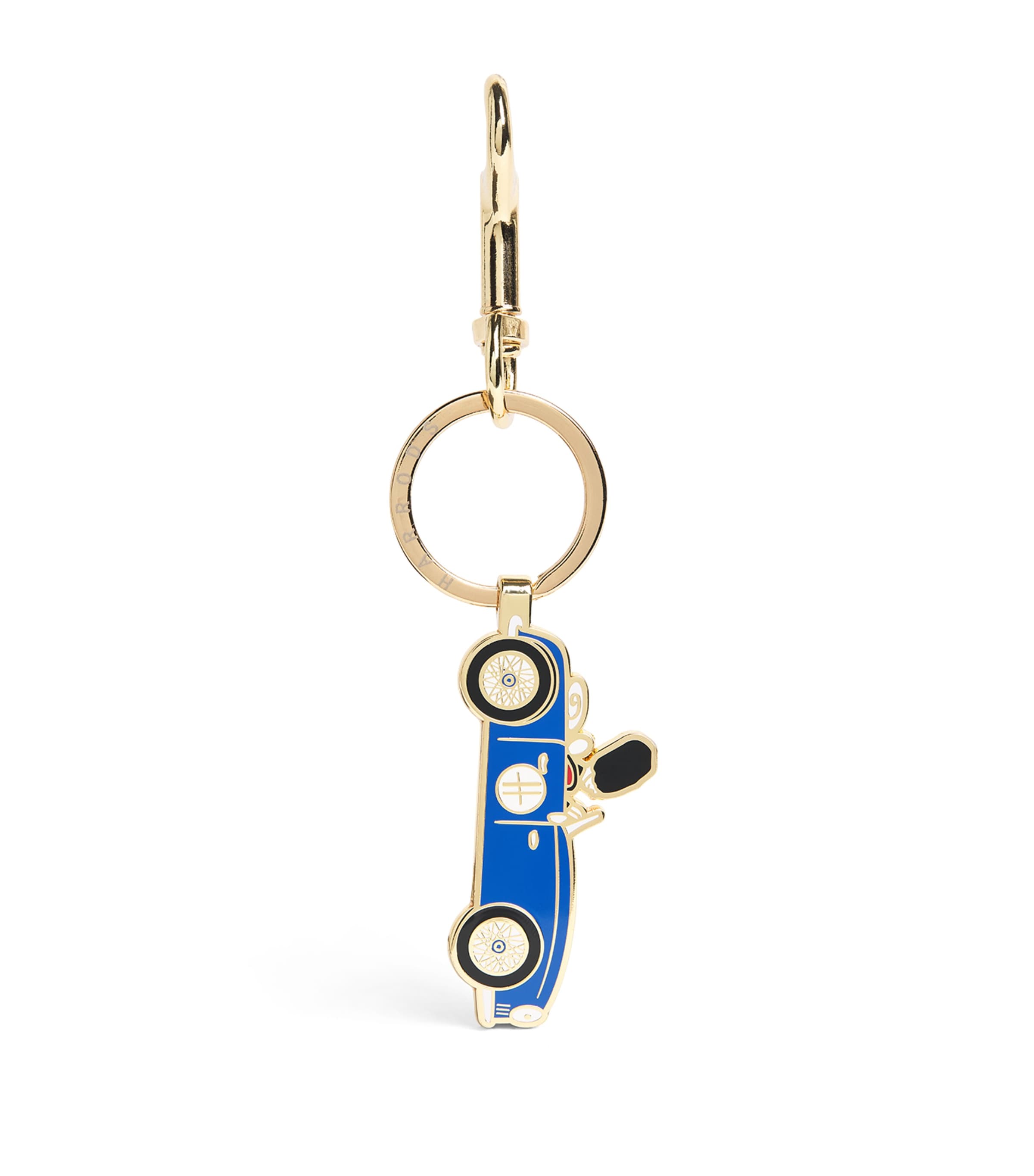 Racing Car Keyring BLUE Image 1