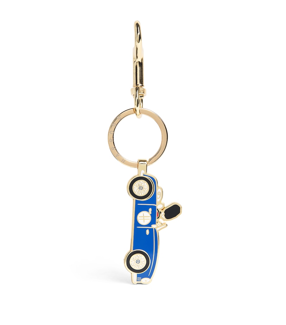 Racing Car Keyring BLUE Image 1